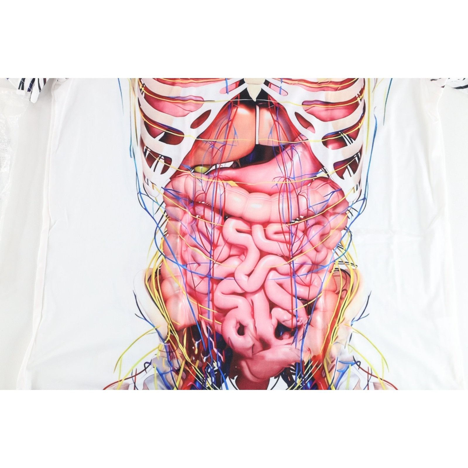 Vintage Deadstock Vintage Streetwear All Over Print Anatomy T-Shirt Size US XL / EU 56 / 4 - 4 Thumbnail