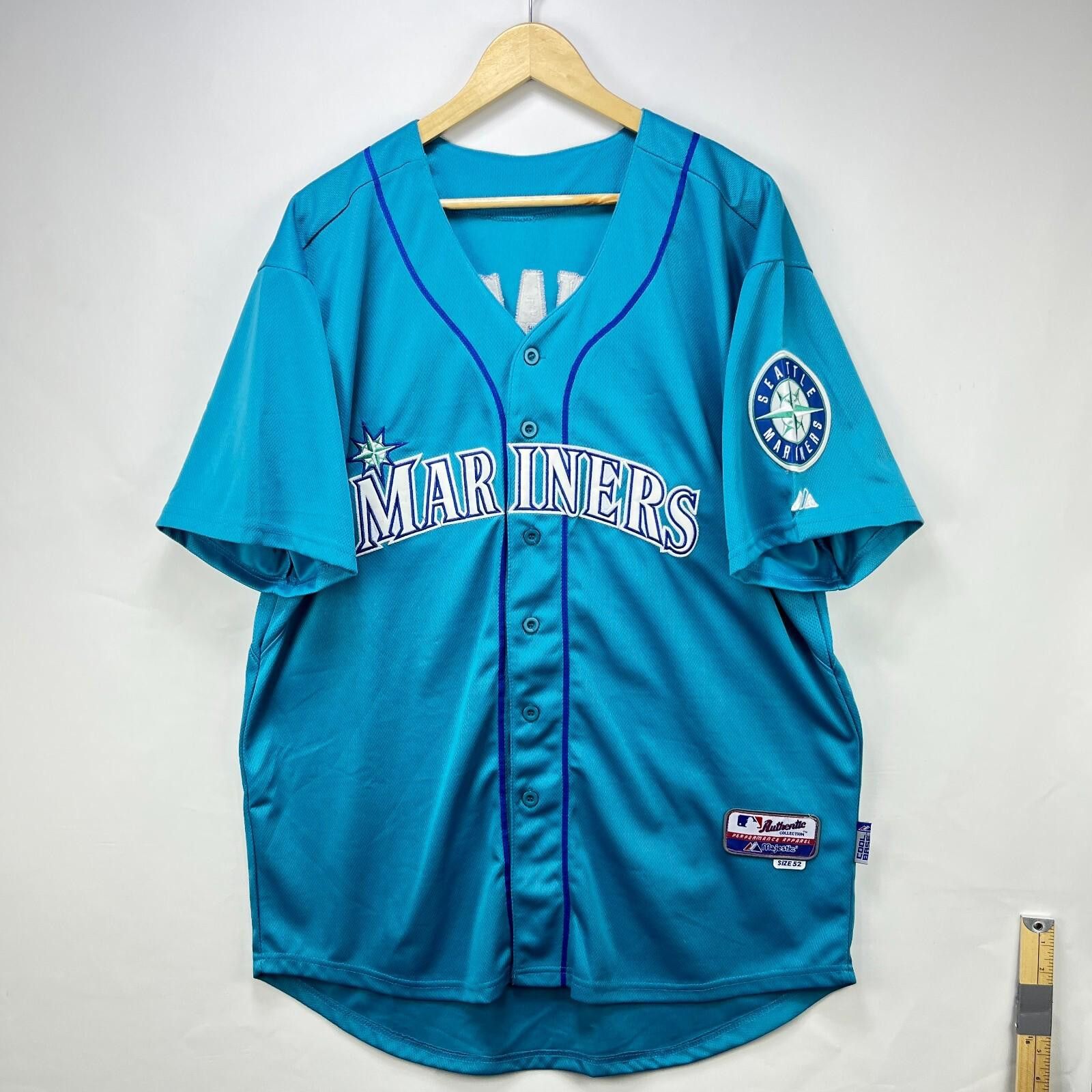 MLB Vintage Seattle Mariners Teoscar Hernandez Jersey 52 2XL Size ONE SIZE - 1 Thumbnail