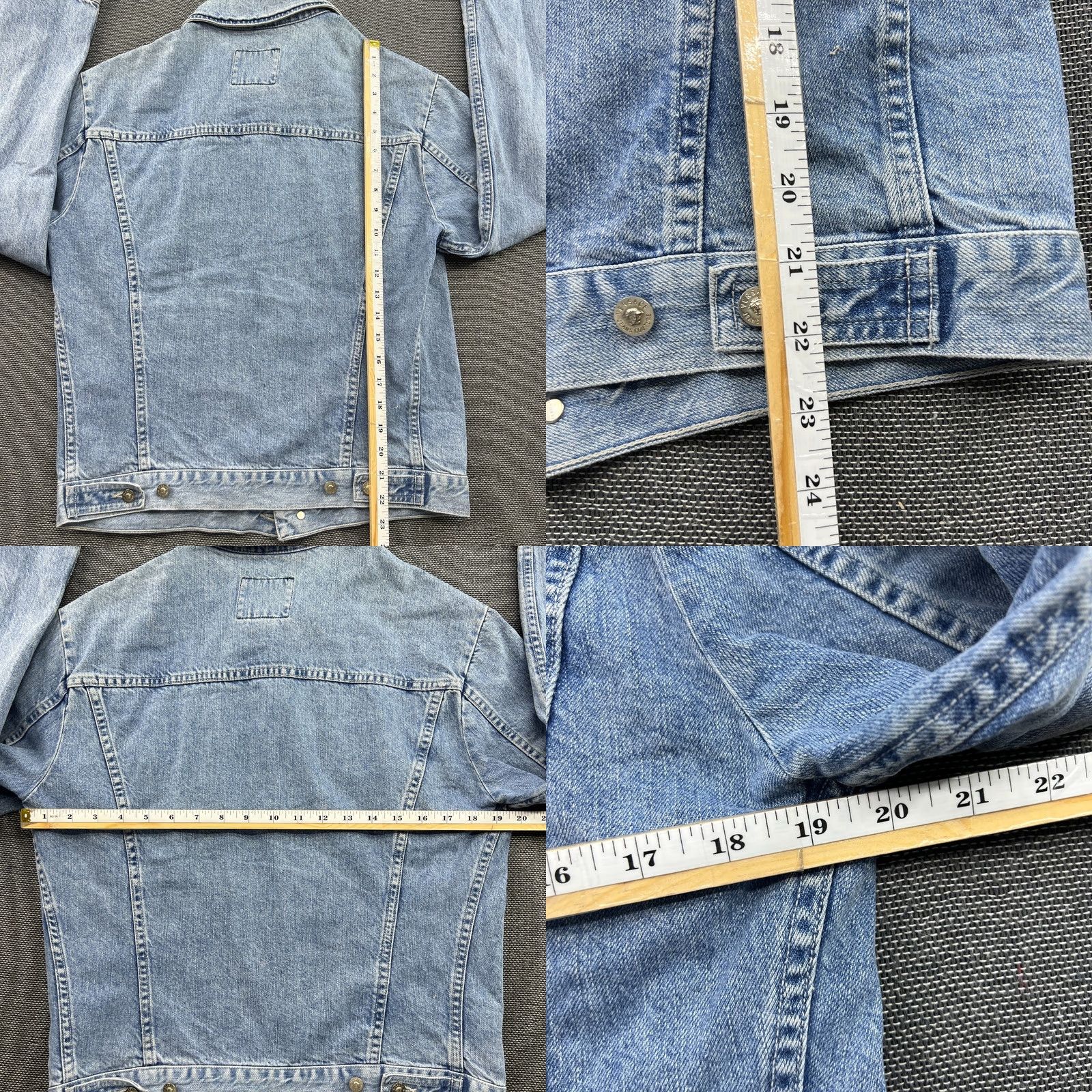 Versace Jeans Couture VINTAGE Versace Jeans Couture Womens Denim Jacket Medium Medusa Buttons Blue Jacket Womens Medium Blue Versace Jeans Couture Denim Jacket Size 32" / US 10 / IT 46 - 9 Thumbnail