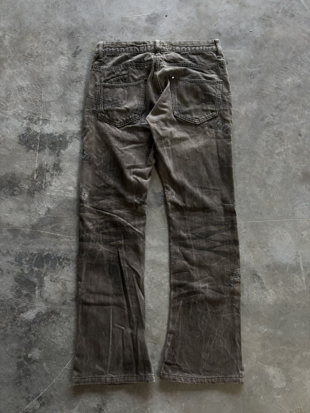 JACKROSE JACK ROSE LUV MAISON flare poem newspaper punk gothic grunge Size US 30 / EU 46 - 13 Thumbnail