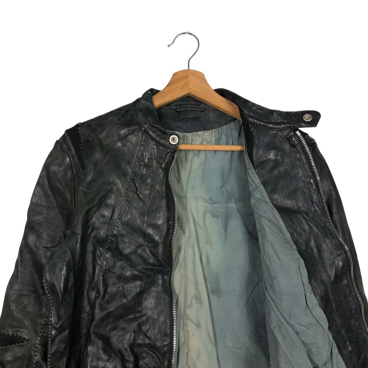 Incarnation 🔥VINTAGE GENUINE LEATHER BIKER JACKET INCARNATION Size US S / EU 44-46 / 1 - 14 Thumbnail