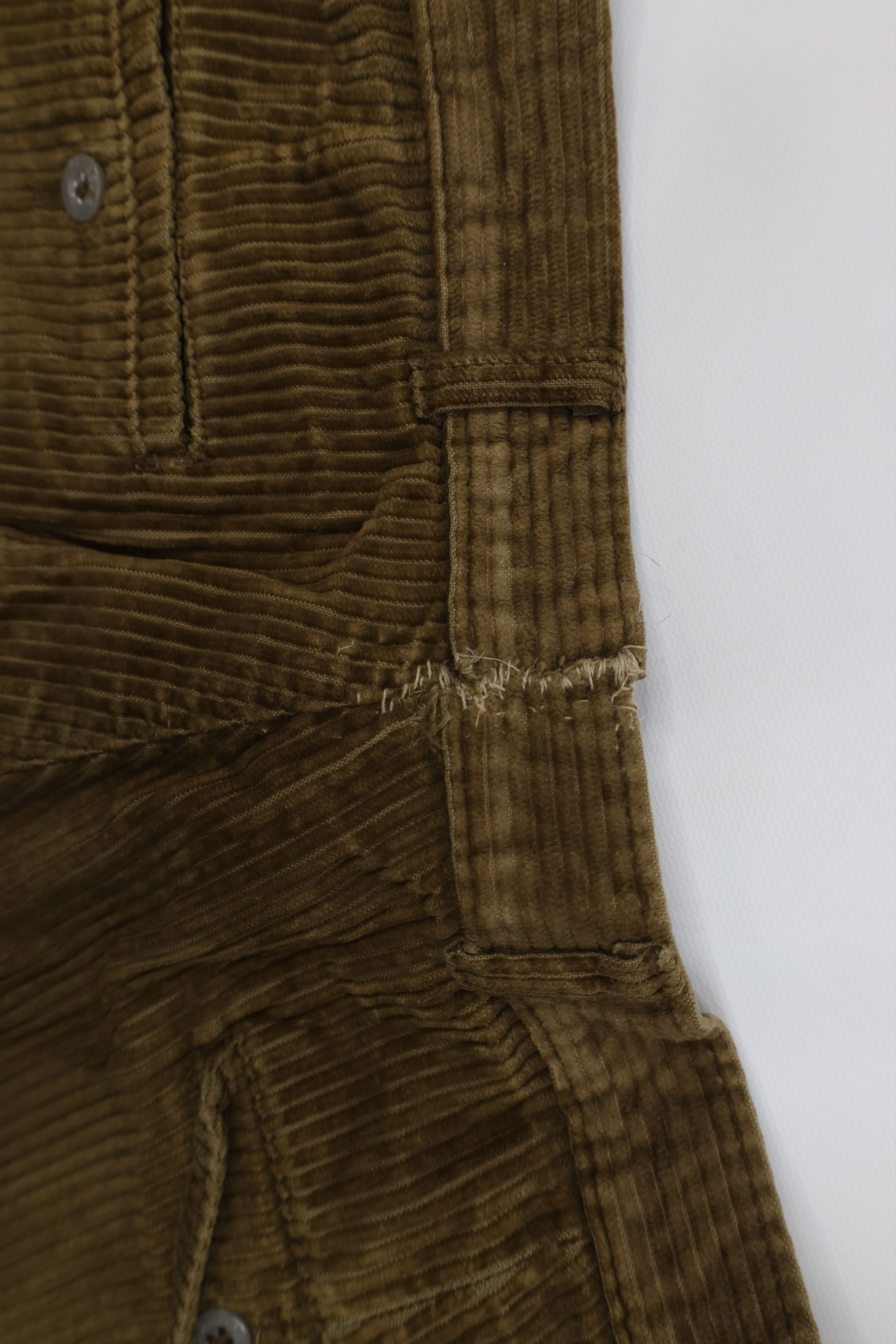 Vintage Vintage 90s Streetwear Baggy Wide Leg Corduroy Pants Brown Size US 38 / EU 54 - 15 Thumbnail