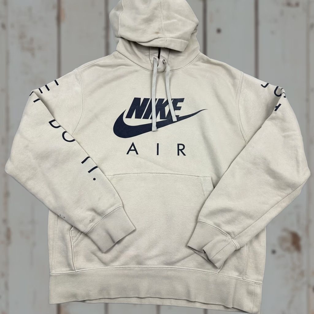 Nike Nike Hoodie Men Small Beige Solid Pullover Sweatshirt S Size US S / EU 44-46 / 1 - 1 Thumbnail