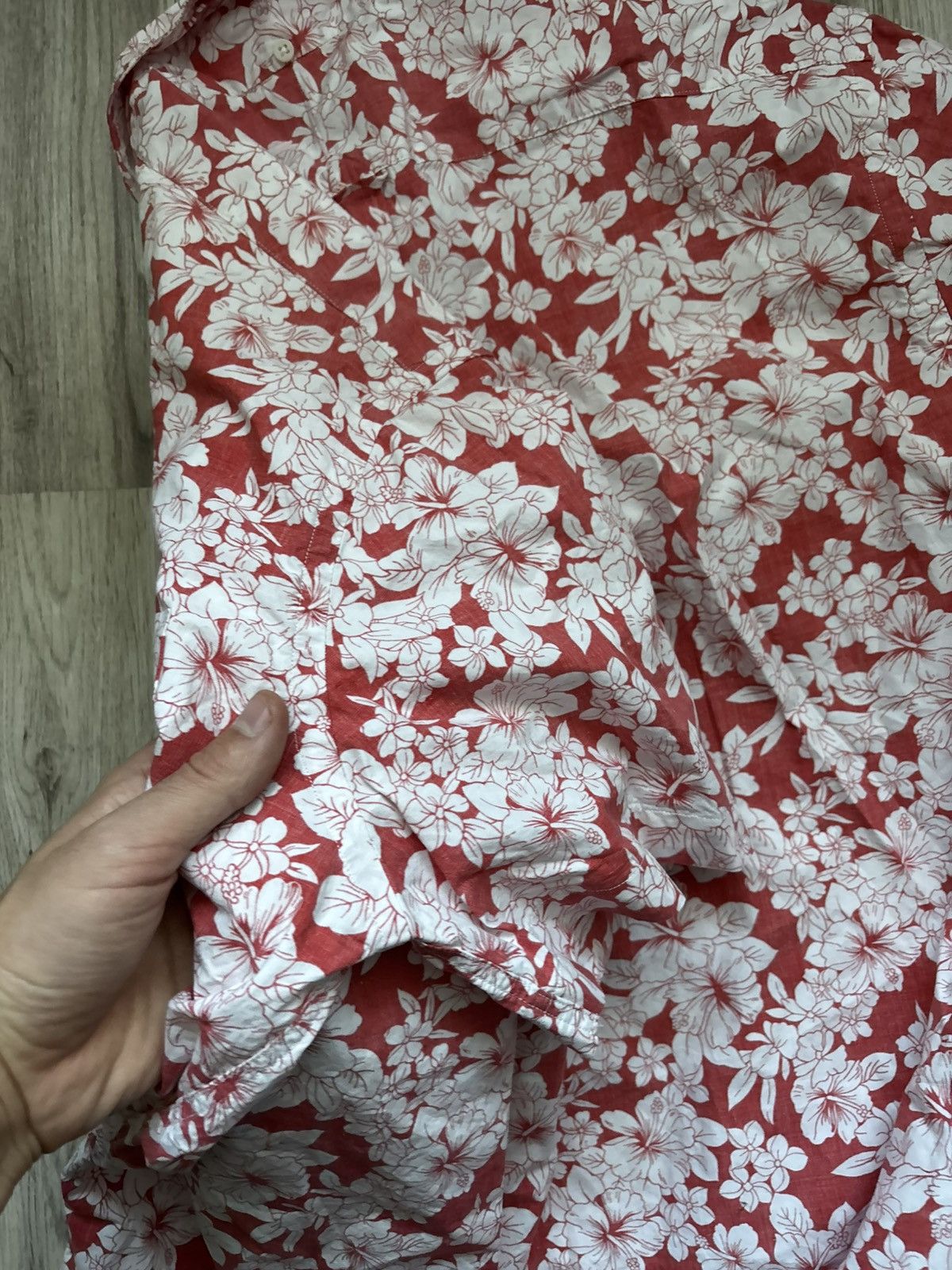 Gitman Bros. Vintage Gitman Vintage Hawaiian Popover Shirt Hibiscus Print Size US L / EU 52-54 / 3 - 16 Thumbnail