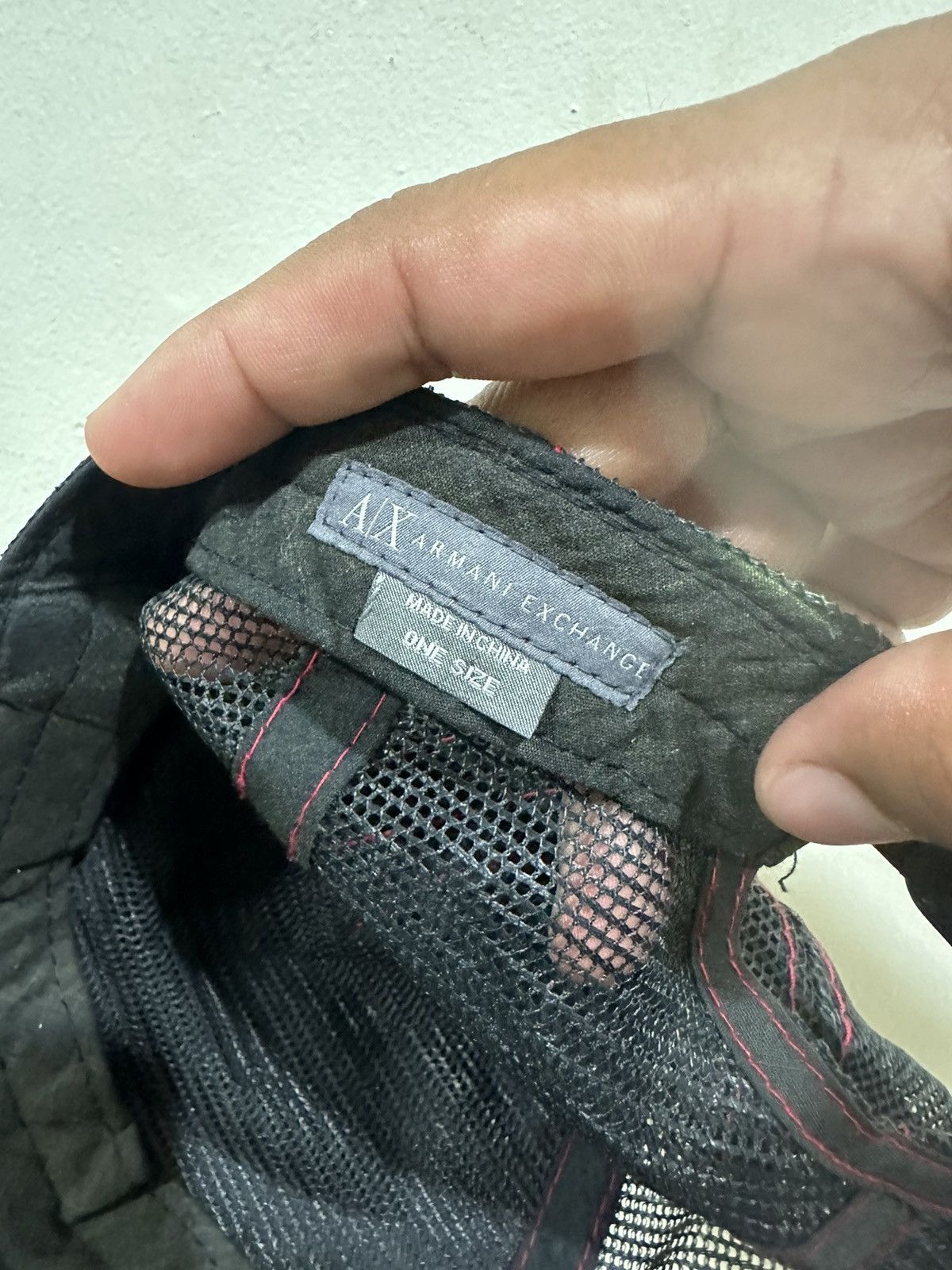 VTG Distress Armani Exchange Trucker Hat