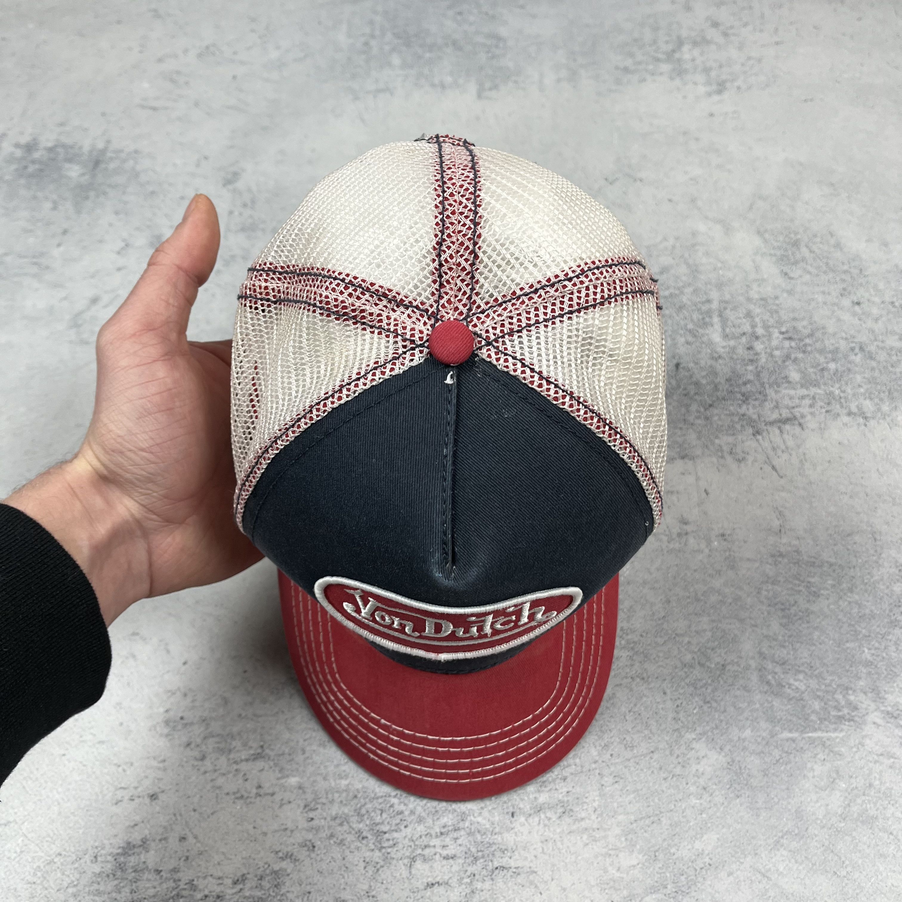Von Dutch Von Dutch Big Logo Y2K Trucker Hat Size ONE SIZE - 12 Thumbnail