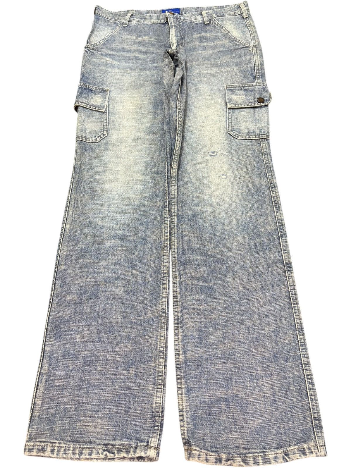 JNCO Vintage Japanese Brand Herringbone Cargo Loose Jeans Size US 32 / EU 48 - 1 Thumbnail