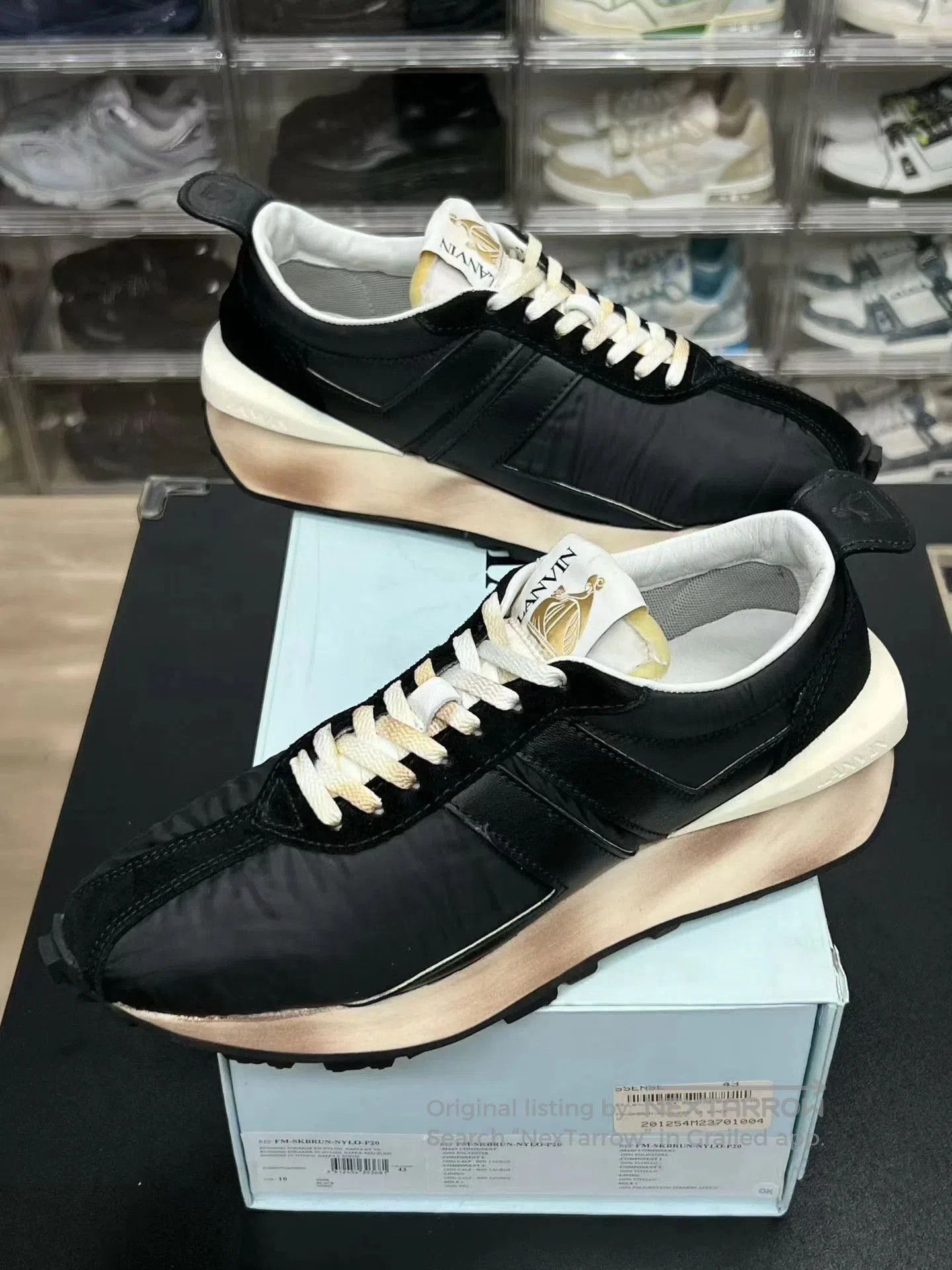 Lanvin Black Low-Top Sneakers Size 10. Size US 10 / EU 43 - 1 Thumbnail