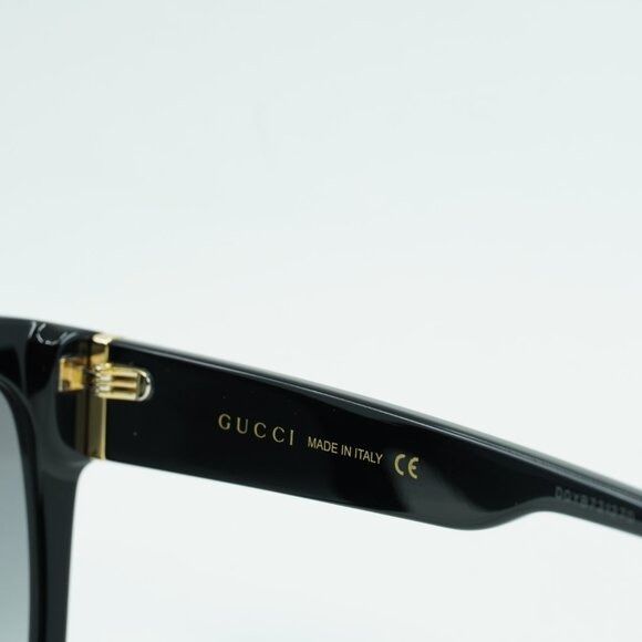 Gucci Gucci GG0459S 001 Sunglasses Black Cat Eye Frame, Grey Size ONE SIZE - 6 Thumbnail