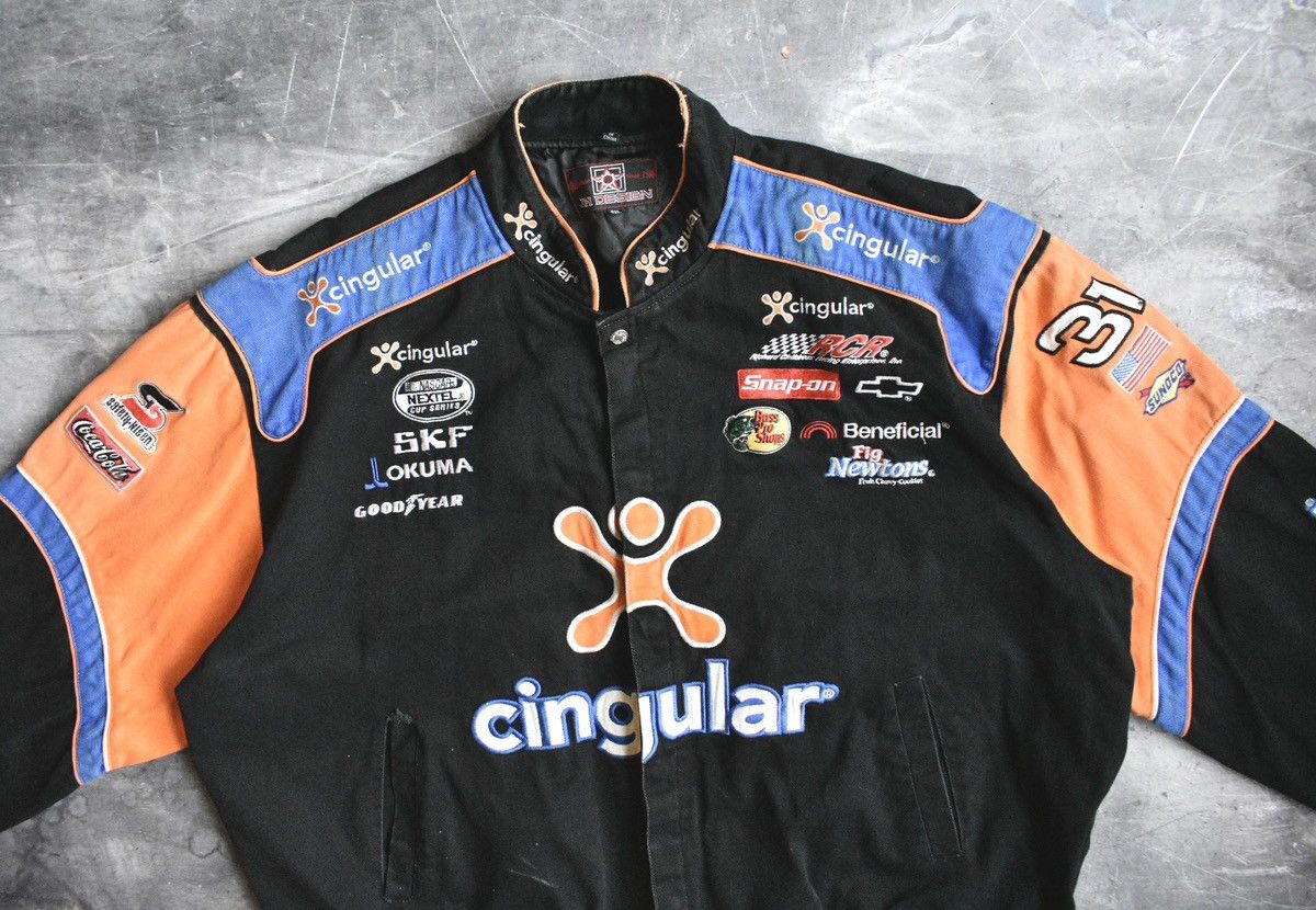 NASCAR × Vintage Vintage Y2K Cingular NASCAR Racing Jacket (XXXXL) Size US XXL / EU 58 / 5 - 3 Thumbnail