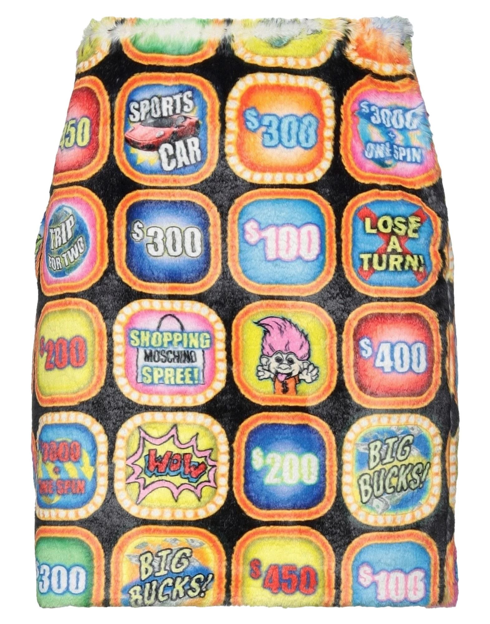 Moschino Moschino Couture AW 2019 "Good Luck Trolls" Fur Midi Skirt Size 25" / US 0 / IT 36 - 1 Thumbnail