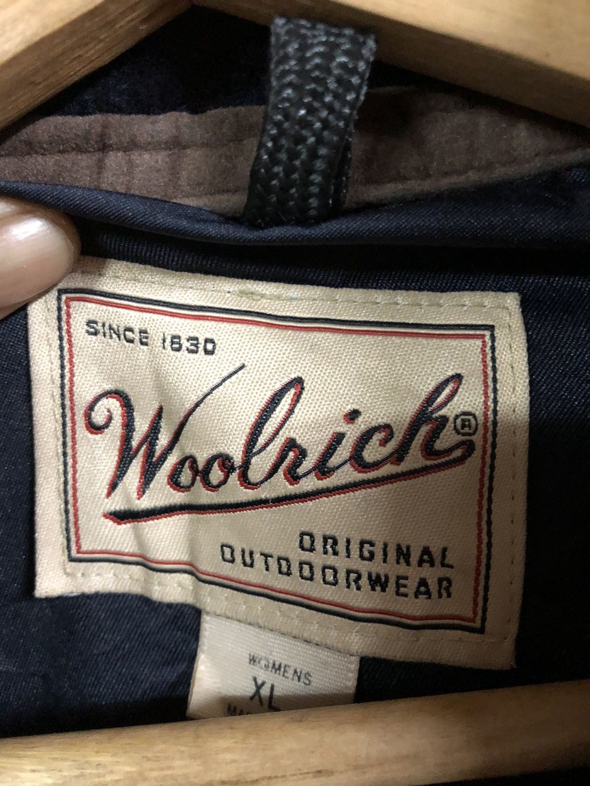 Vintage × Woolrich Woolen Mills Vintage 80’s Woolrich Wool Long Jacket Size XL / US 12-14 / IT 48-50 - 6 Thumbnail