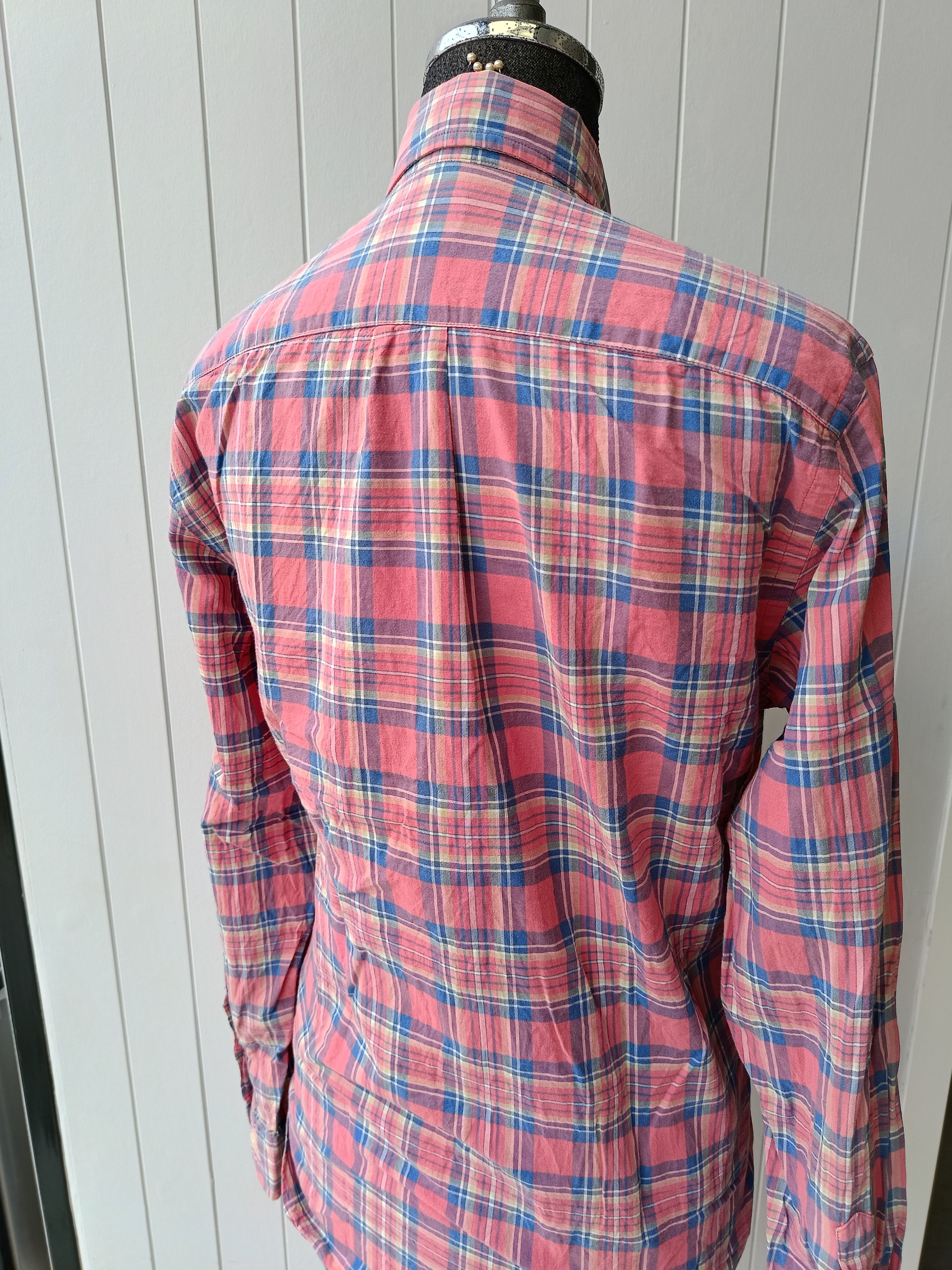 J.Crew Jcrew madras plaid double pockets slim fit XS shirt Size US XS / EU 42 / 0 - 9 Thumbnail