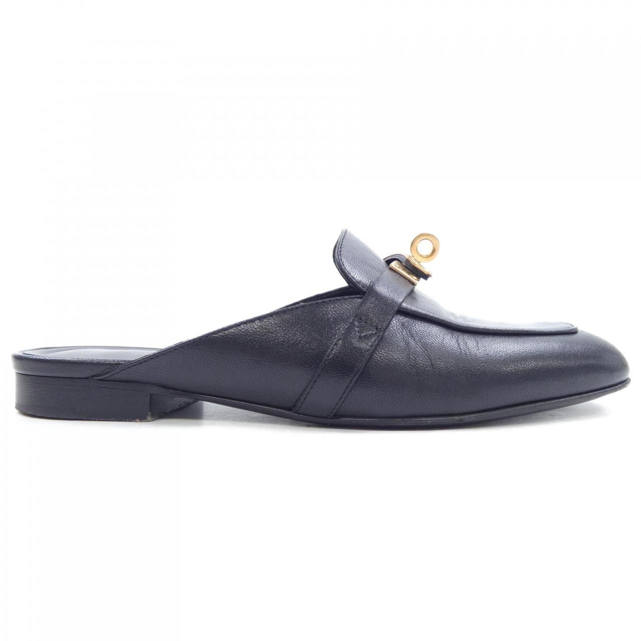 Hermes Hermes Hermes Chevre Sandals Leather Shoes DUTY FREE for USA Size ONE SIZE - 1 Thumbnail