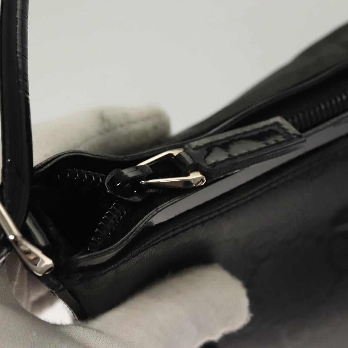 Gucci GUCCI GG Canvas Shoulder Bag Nylon Outlet Black Silver Size ONE SIZE - 15 Thumbnail