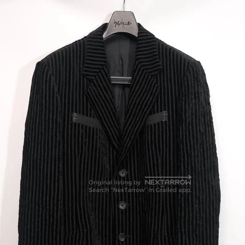 Yohji Yamamoto Yohji Yamamoto 23AW Stripe Blazer. Size US M / EU 48-50 / 2 - 5 Thumbnail
