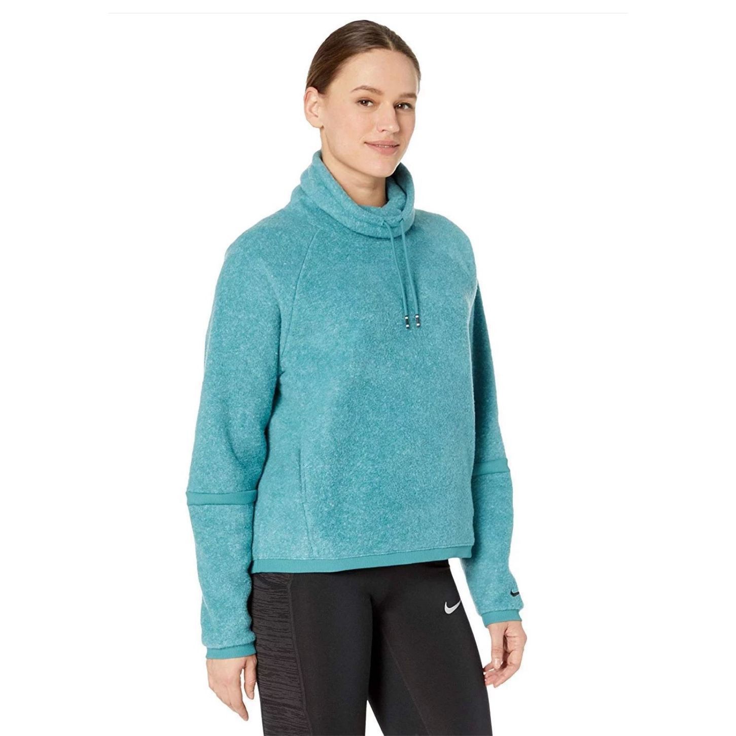Nike NIKE Womens Teal Long Sleeve Turtle Neck Sweater Size: XS Size XS / US 0-2 / IT 36-38 - 1 Thumbnail