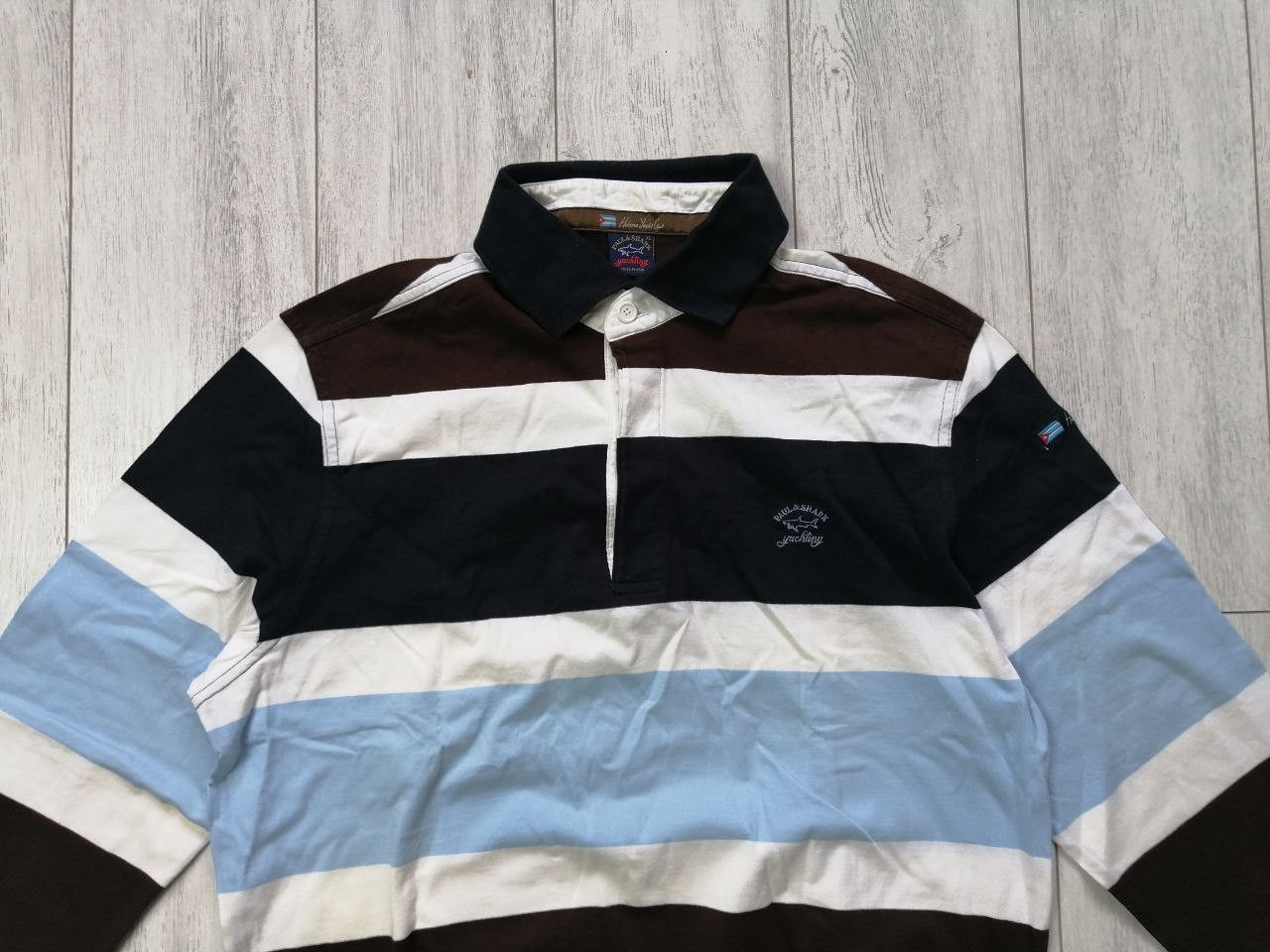 Paul & Shark Paul & Shark Habana Yacht Club Classic Striped Jumper Size US XL / EU 56 / 4 - 2 Thumbnail