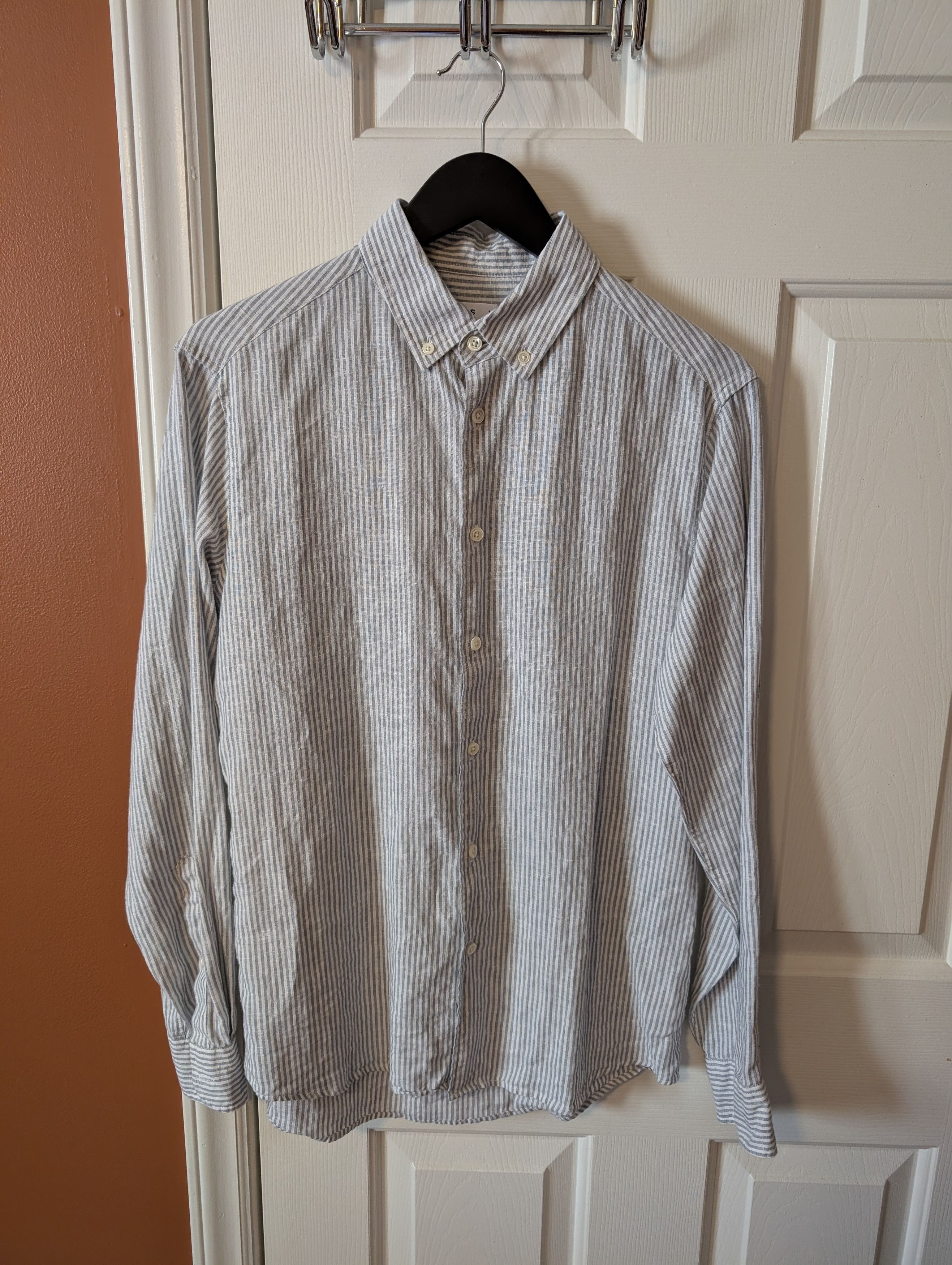Asket Linen Shirt Size US S / EU 44-46 / 1 - 1 Thumbnail