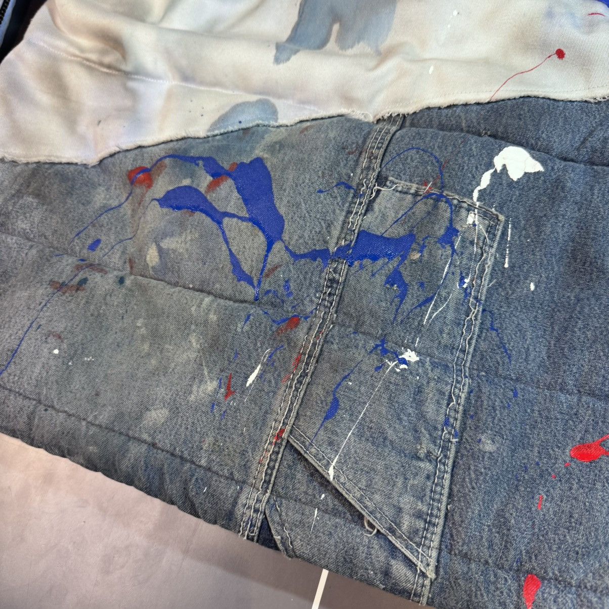 Greg Lauren Greg Lauren Blue GL painted retro puffy jacket FW19 Size US M / EU 48-50 / 2 - 18 Thumbnail