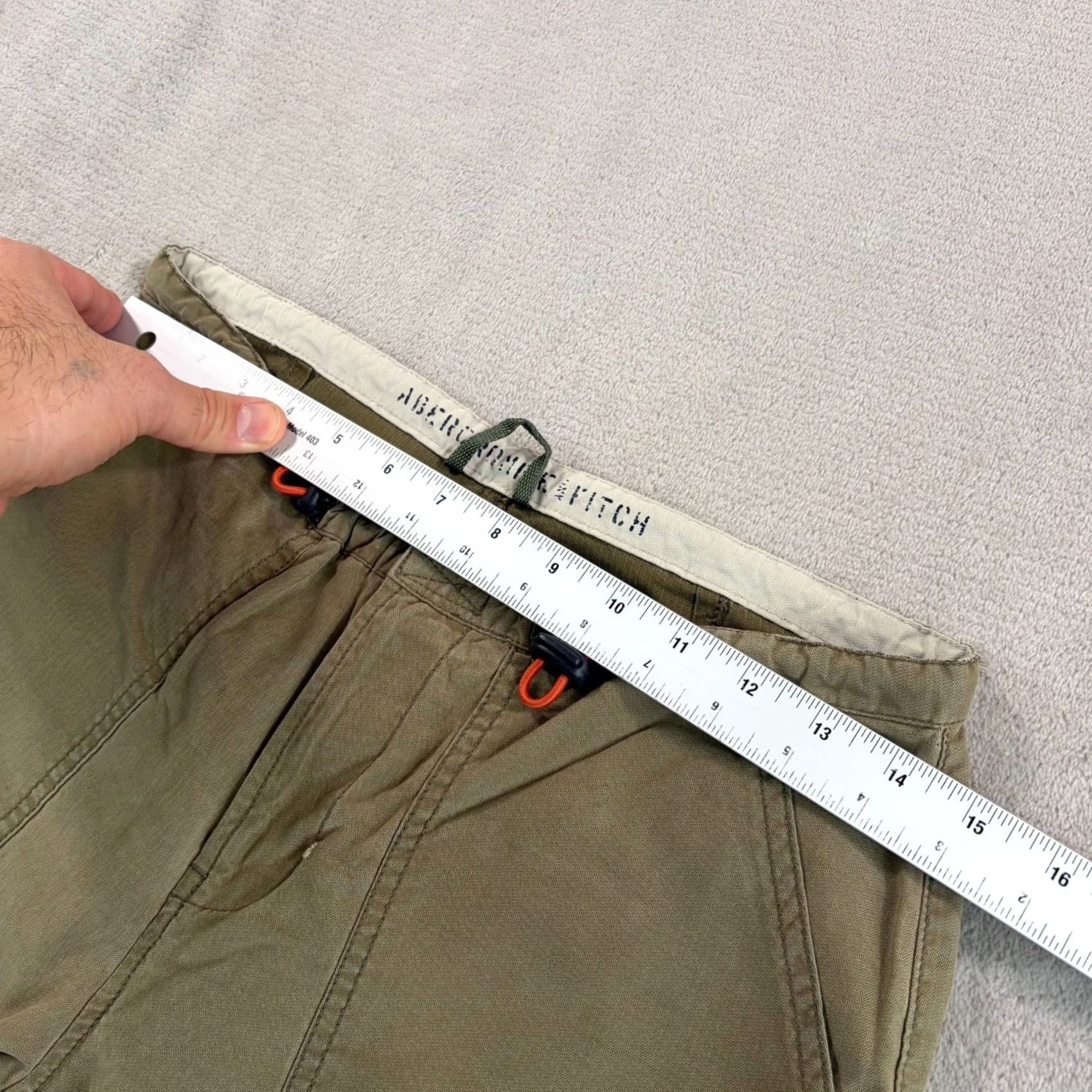 Abercrombie & Fitch Vintage ABERCROMBIE & FITCH AF-5 Cargo Tactical Pants in Army Green Women 2 Size 26" / US 2 / IT 38 - 7 Thumbnail