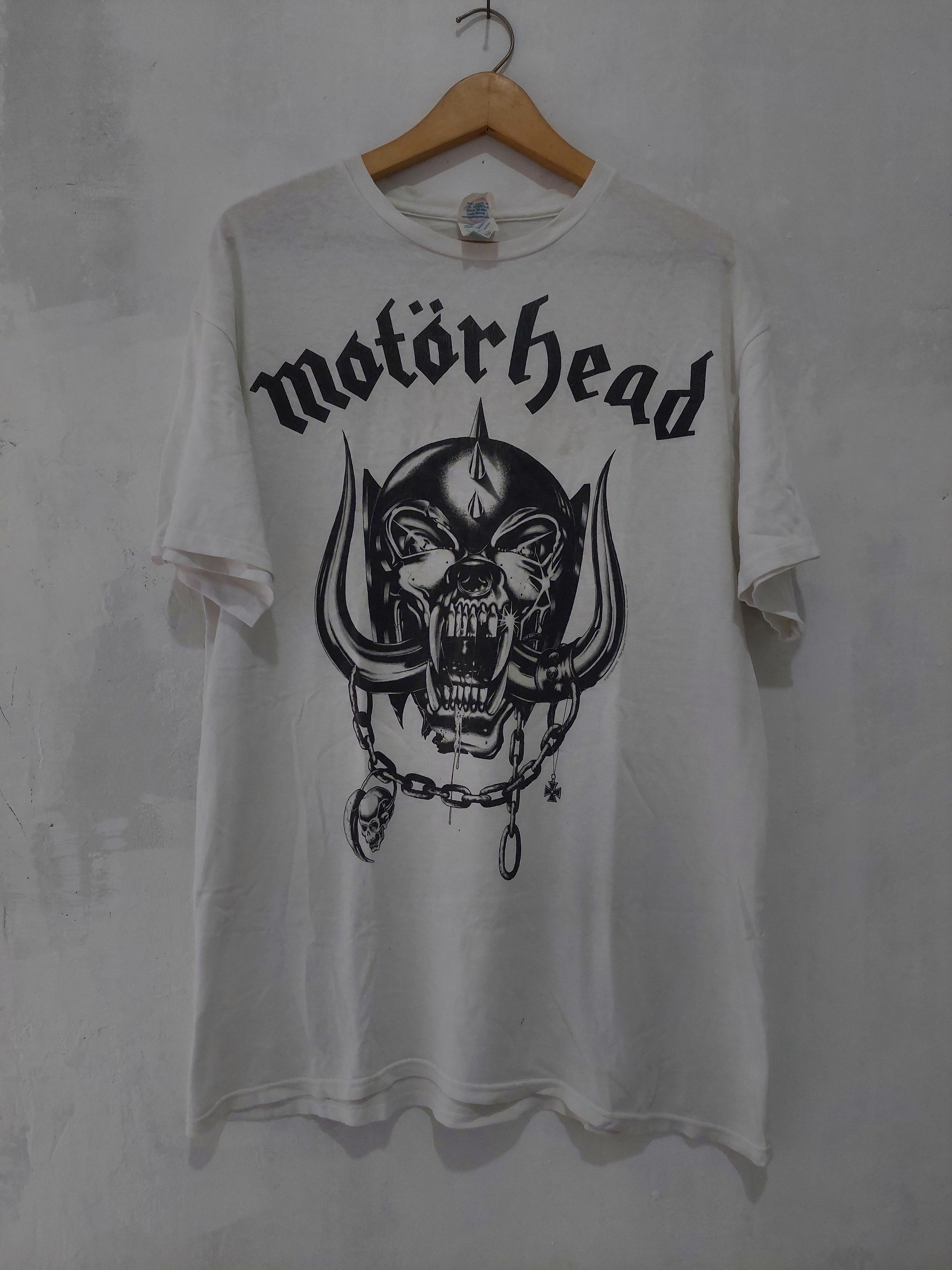 image of Archival Clothing x Band Tees Motorhead Rock Band Tshirt in White, Men's (Size Large)