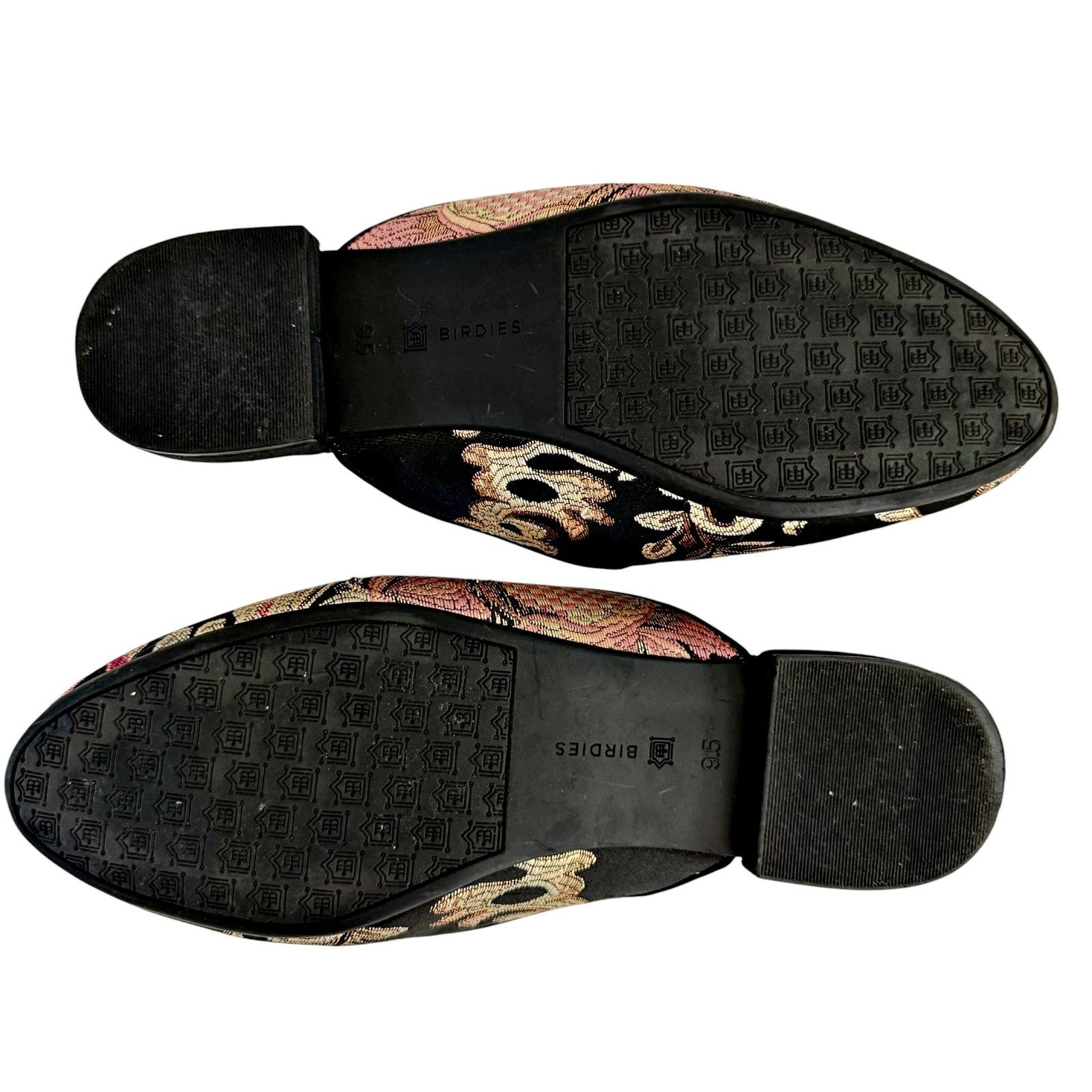 Other Birdies Phoebe Jacquard Floral Brocade Slipper Mules Shoes Size US 9.5 / IT 39.5 - 3 Thumbnail