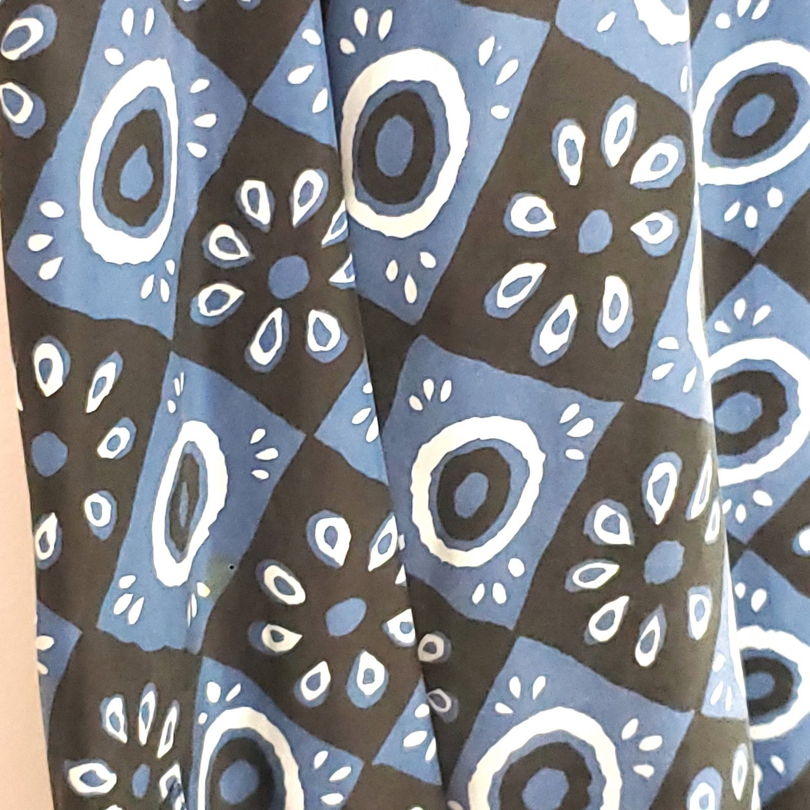 Other Vintage Takko Silk Button Down Blue Patterned L Size US L / EU 52-54 / 3 - 3 Thumbnail