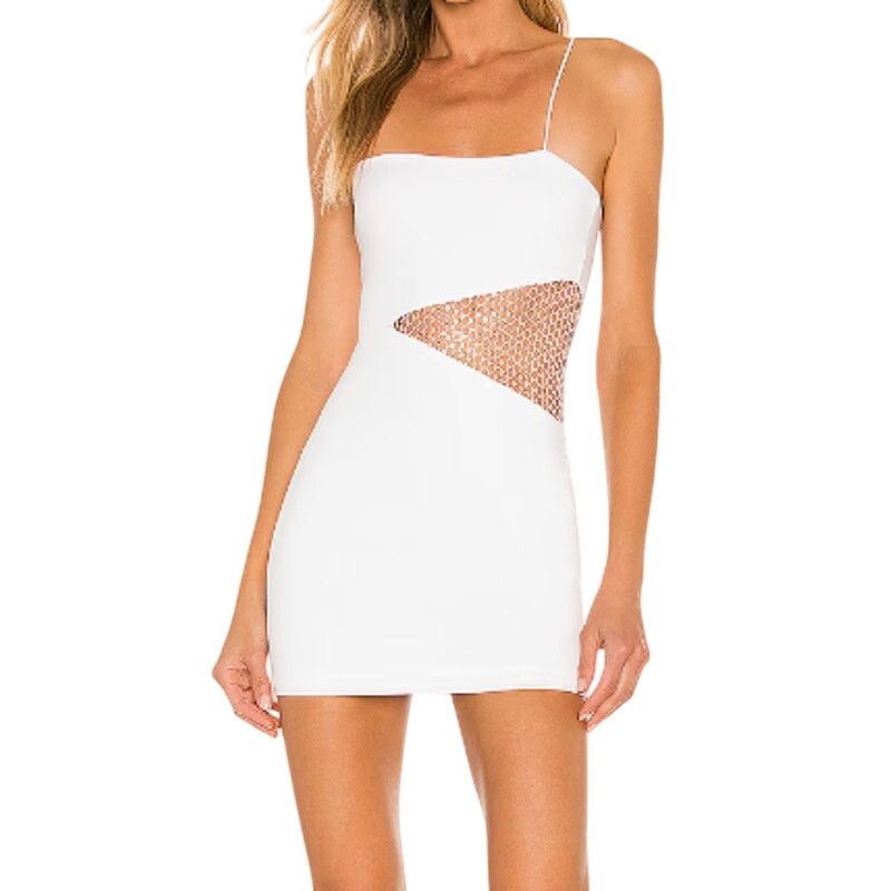 superdown Superdown Cia Mini Dress in White, Size M Size M / US 6-8 / IT 42-44 - 1 Thumbnail