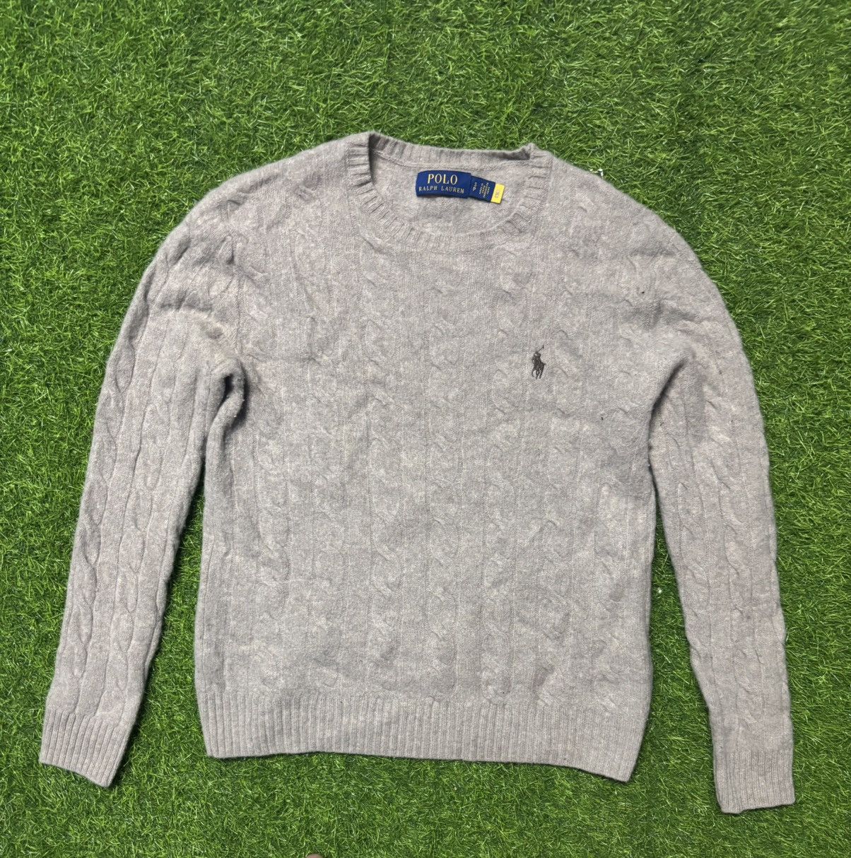 Polo Ralph Lauren Polo ralph lauren round neck cableknit Size S / US 4 / IT 40 - 1 Thumbnail