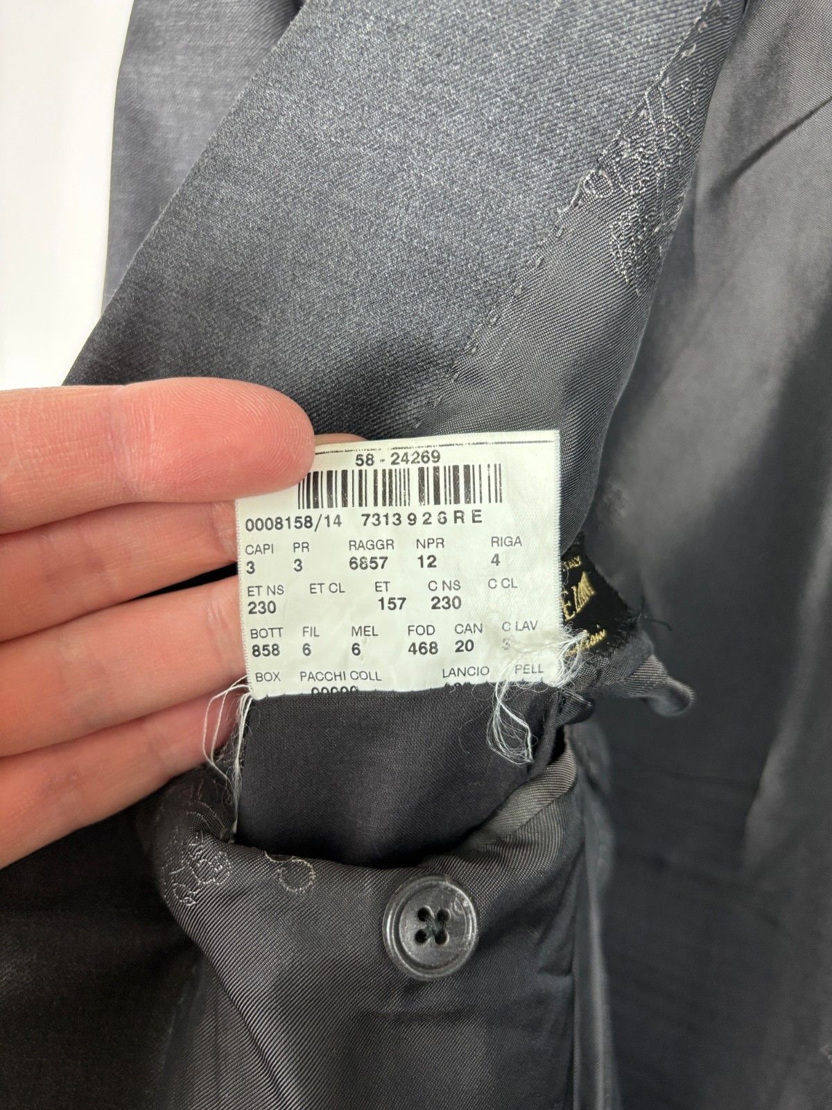 Corneliani Corneliani Super 150s Extrafine Wool Blazer Gray Size 50R Size 50R - 12 Thumbnail