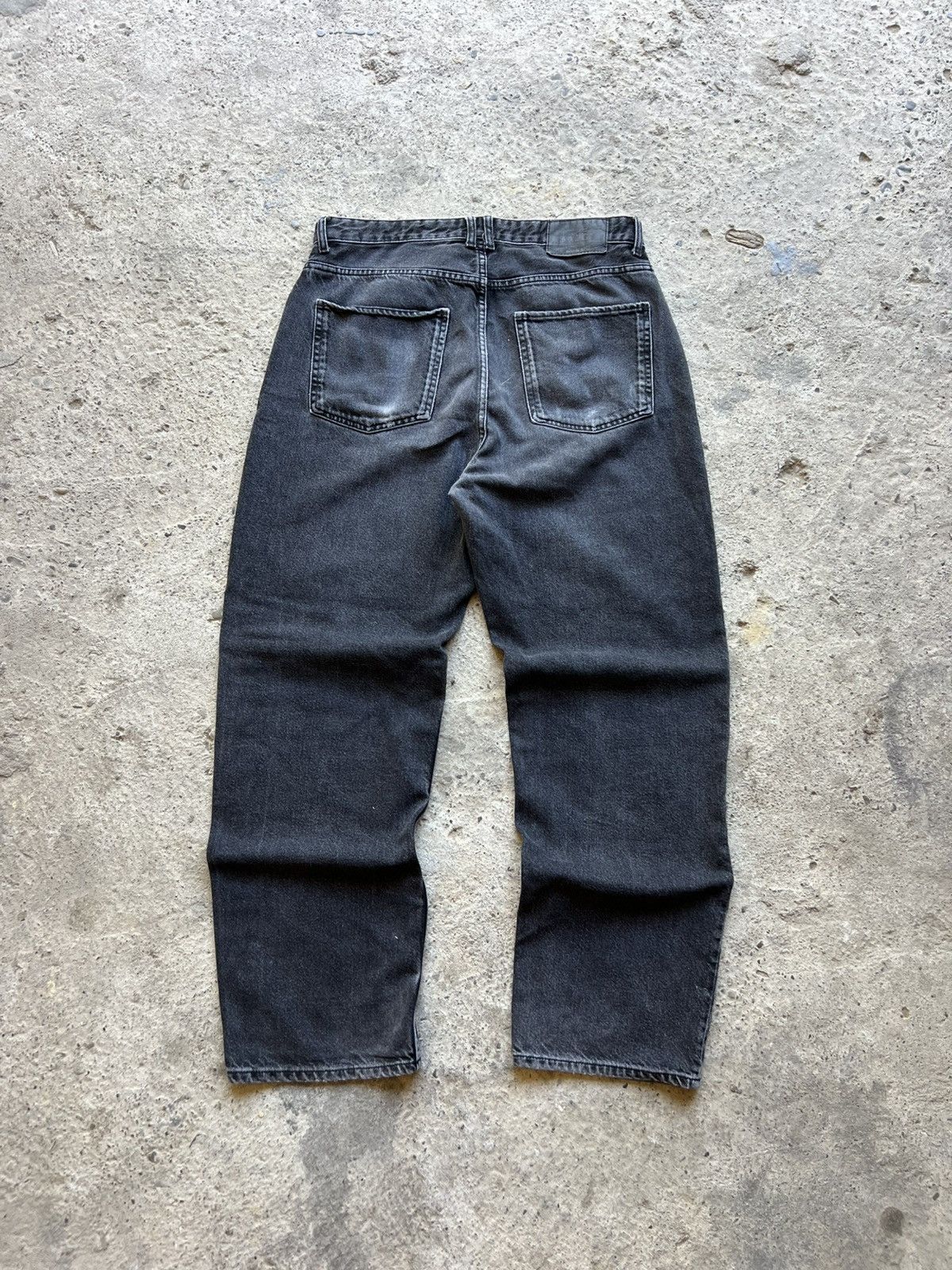 If Six Was Nine 🔥VTG BALENCI RICK OWENS STYLE Y2K JAPANESE BRAND JEANS RARE Size US 31 - 3 Thumbnail