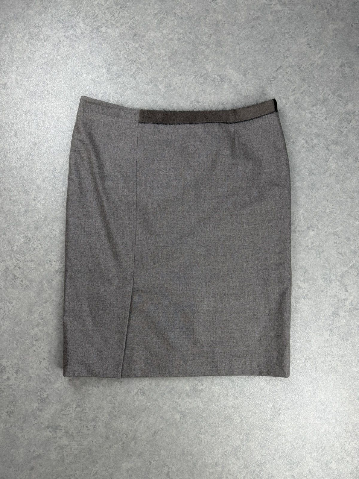 Fabiana Filippi Fabiana Filippi Wool Cashmere Skirt Grey Size XL Size 34" / US 12 / IT 48 - 1 Thumbnail