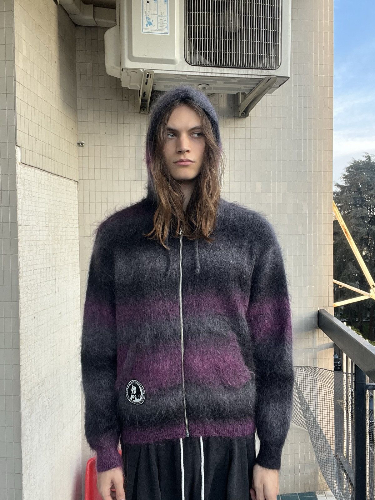 Hysteric Glamour × Supreme Supreme®/Hysteric Glamour Mohair Zip Up Hooded Sweater Size US M / EU 48-50 / 2 - 9 Thumbnail