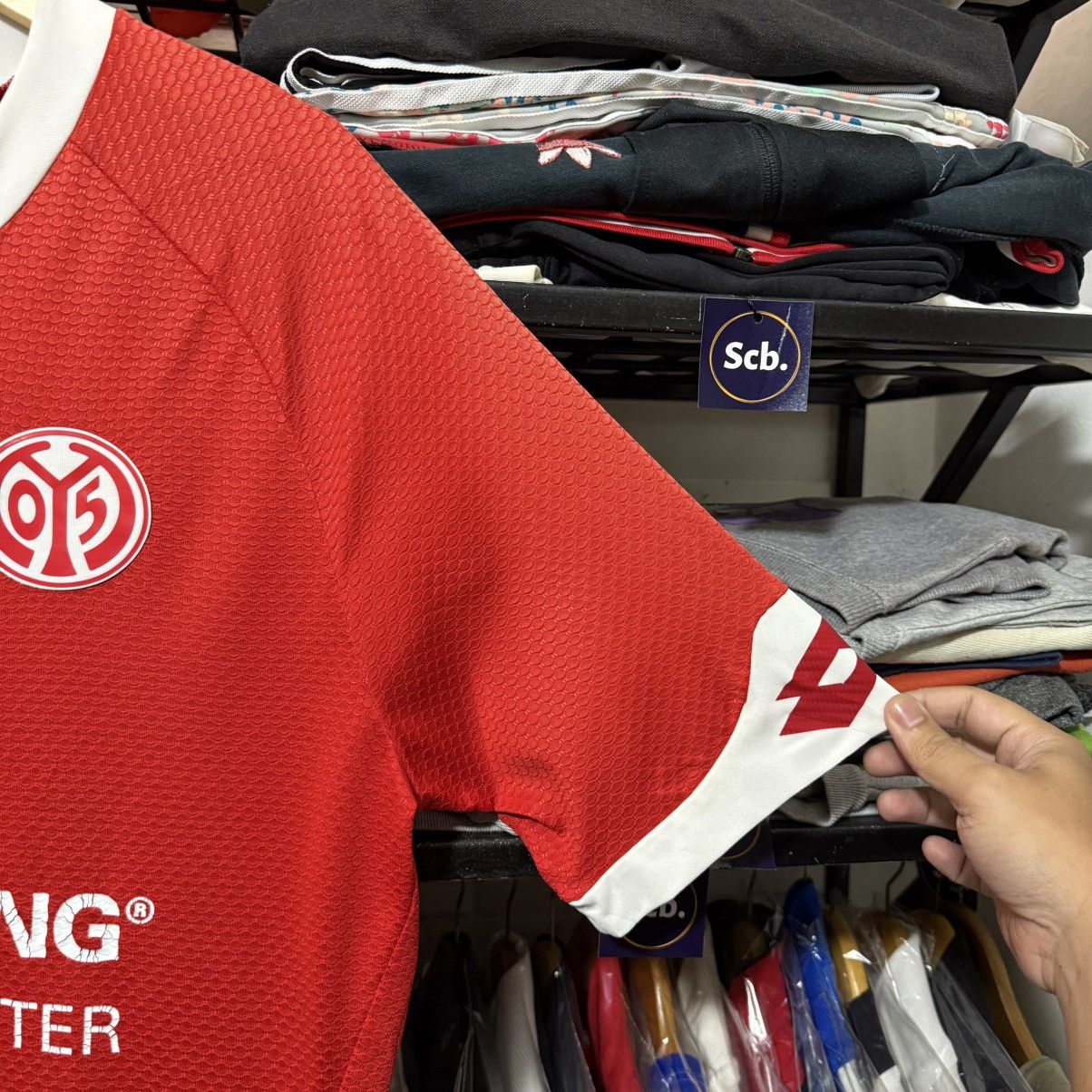Lotto Sport FSV Mainz 05 jersey 2015-2016 Size US L / EU 52-54 / 3 - 7 Thumbnail