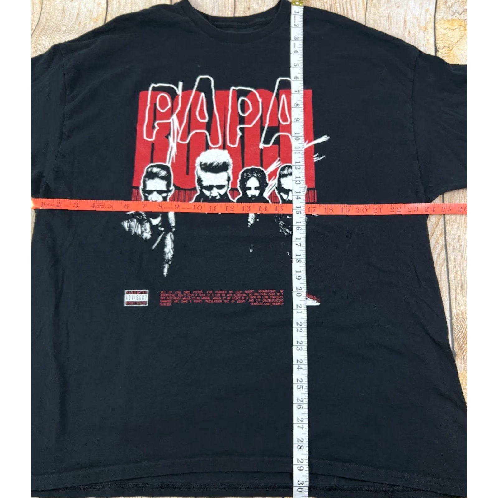 Vintage Mens Papa Roach T-Shirt Black Short Sleeve Crew Neck XL Rock Music Tour 2020s Size US XL / EU 56 / 4 - 3 Thumbnail