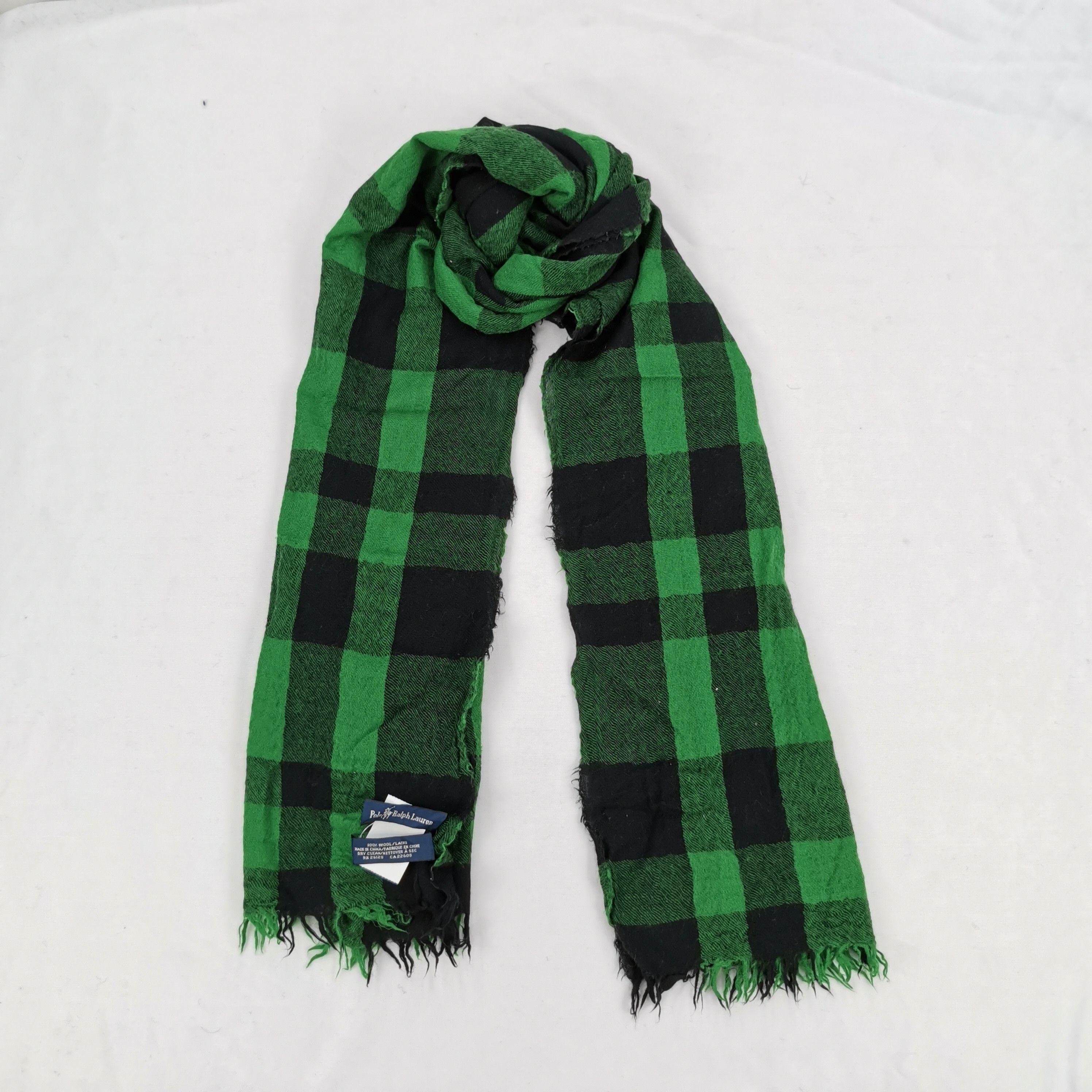 Polo Ralph Lauren Vintage Polo Ralph Lauren Scarf Muffler Wool Scarves Size ONE SIZE - 1 Thumbnail