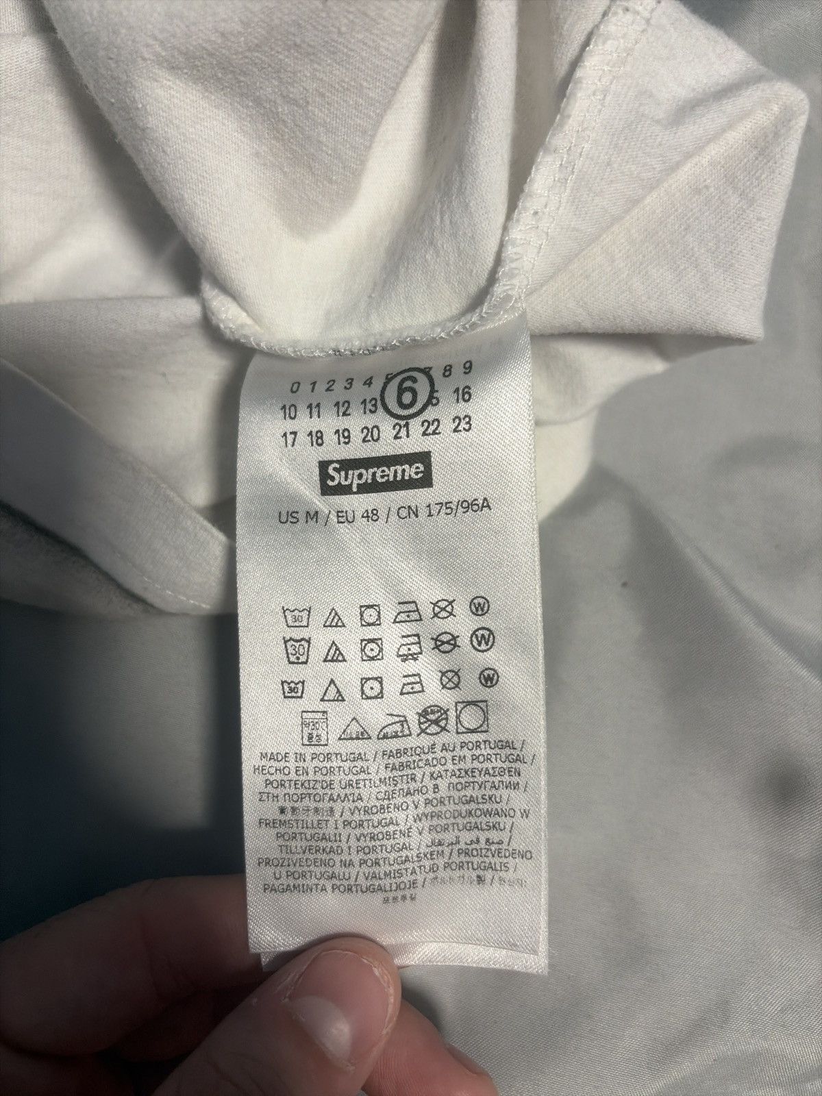 Maison Margiela × Supreme Supreme x mm6 t-shirt Size US M / EU 48-50 / 2 - 5 Thumbnail