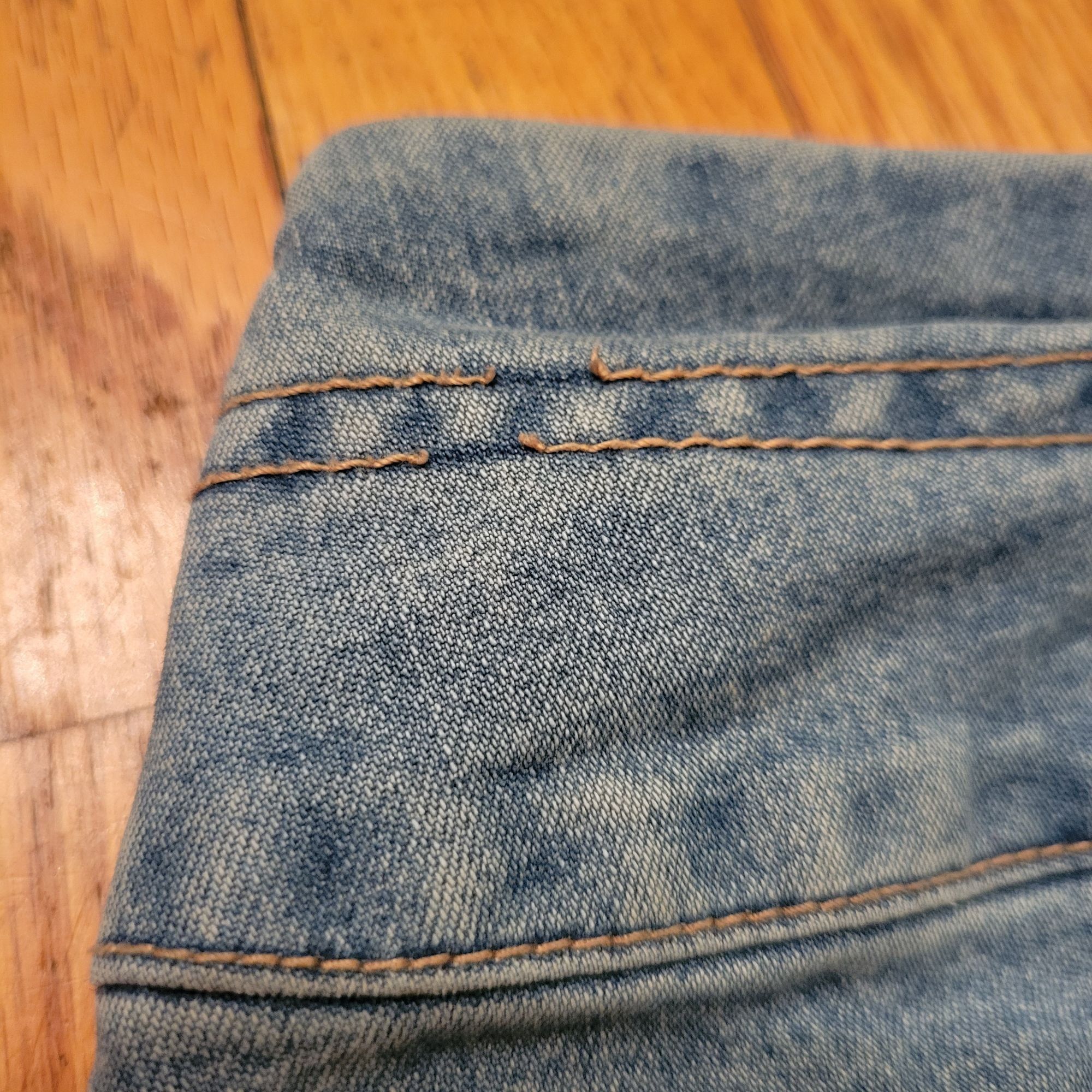 Other Lisa Dee 22 Blue Jean Denim Long Skirt Back Slit Yellowstone Size 40" / US 18 - 7 Thumbnail