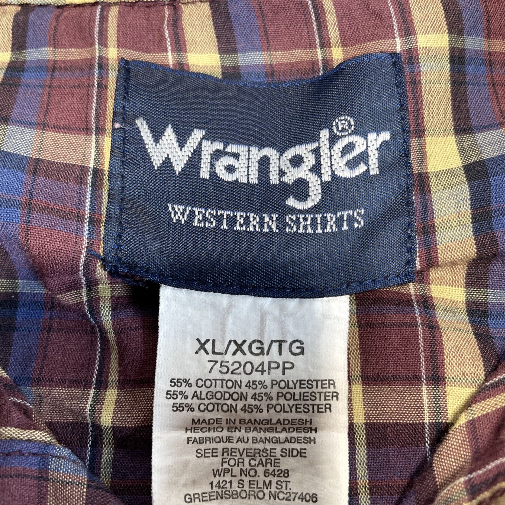 Wrangler VTG Wrangler Shirt Western Plaid Blue Mens XL Pearl Snap Short Sleeve Button-Up Casual Size US XL / EU 56 / 4 - 2 Thumbnail