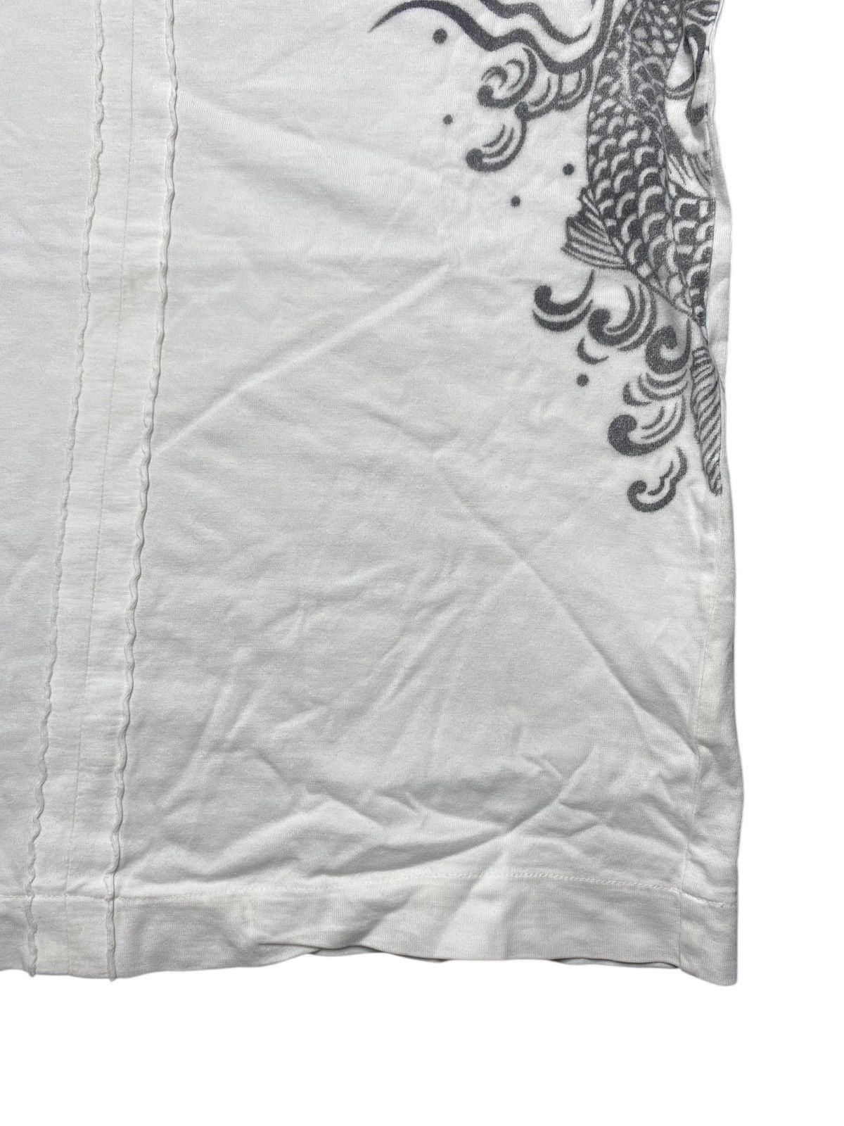 PPFM VINTAGE PPFM WHITE TSHIRT FISH DRAGON GRAPHIC Size US S / EU 44-46 / 1 - 6 Thumbnail