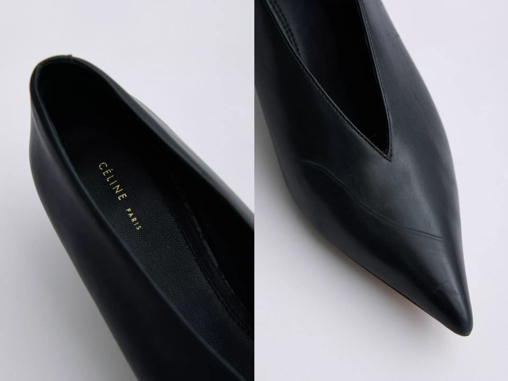Celine CELINE by Phoebe Philo Pointed Toe Heels 37 Soft Calf Size US 6.5 / IT 36.5 - 8 Thumbnail