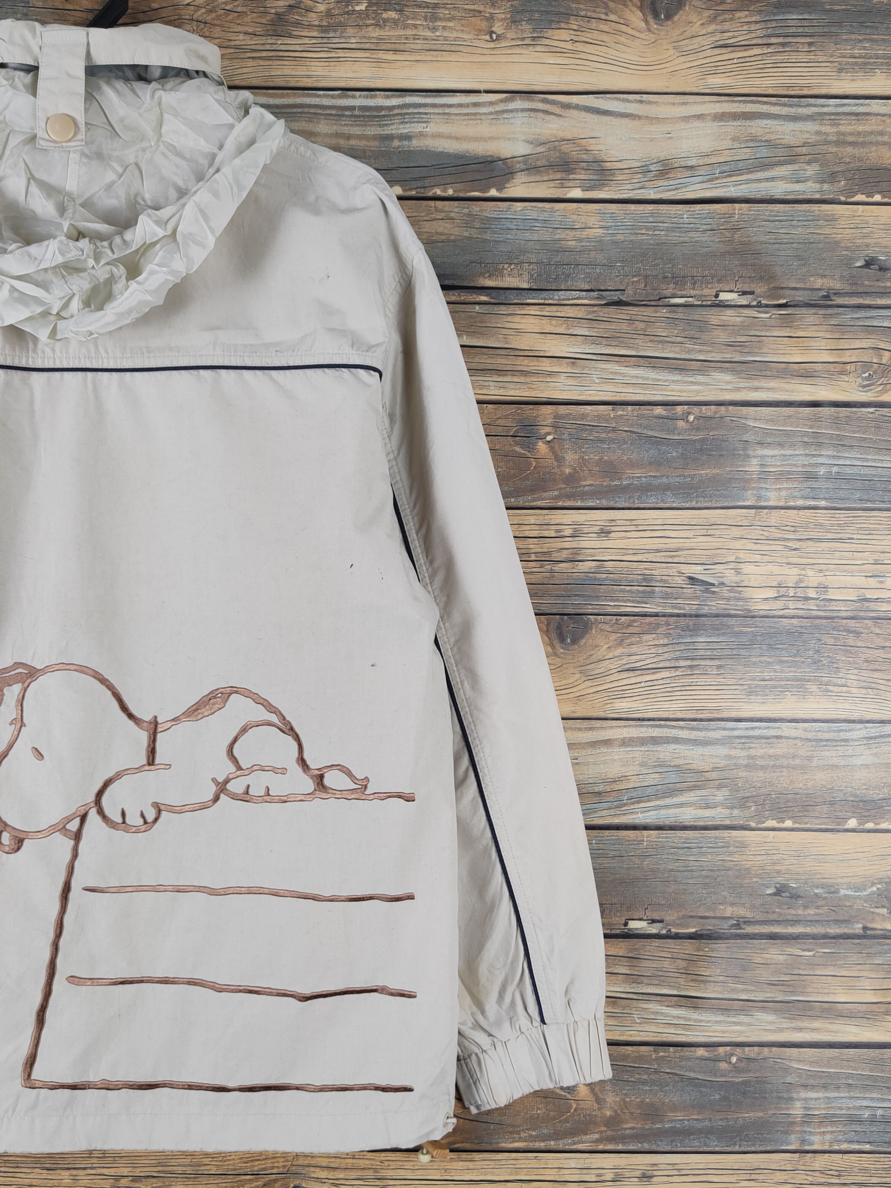 Japanese Brand × Peanuts × Vintage Peanuts vintage Ivory Hoodie Sweaters #W1626 Size US M / EU 48-50 / 2 - 12 Thumbnail