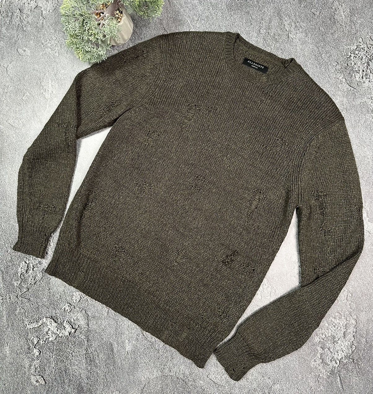 Allsaints AllSaints distressed style sweater Size US M / EU 48-50 / 2 - 3 Thumbnail