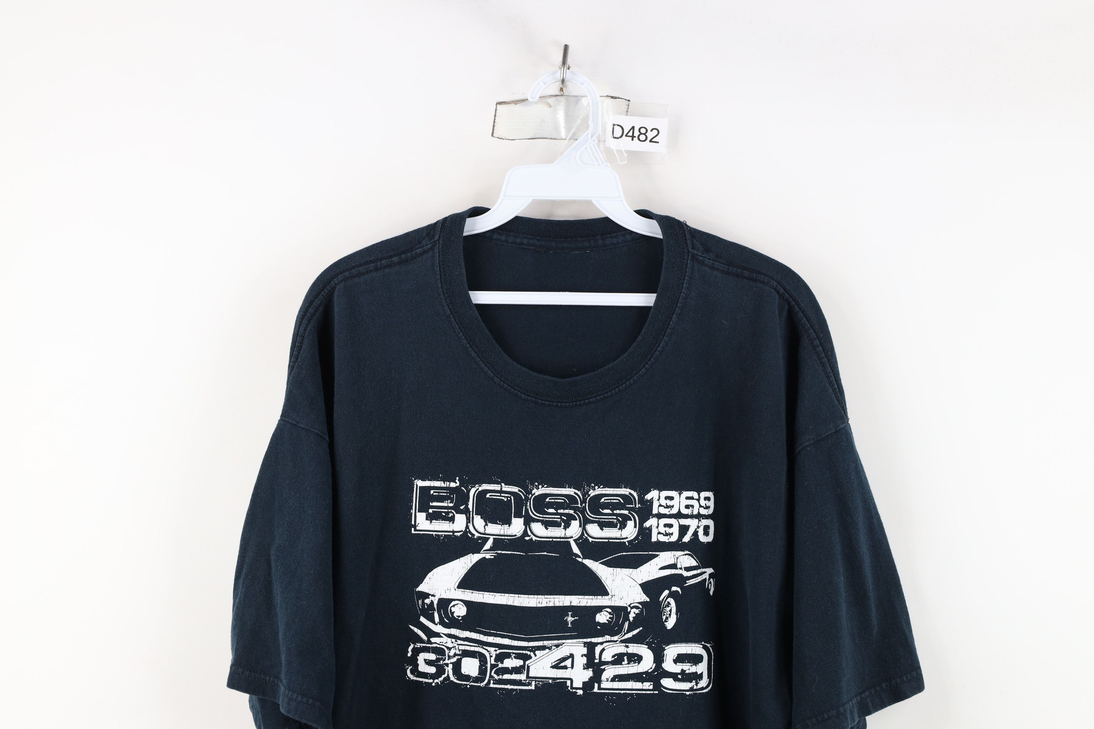 Vintage Vintage Ford Motor Co Boss Mustang 302 429 Car T-Shirt Size US XL / EU 56 / 4 - 2 Thumbnail