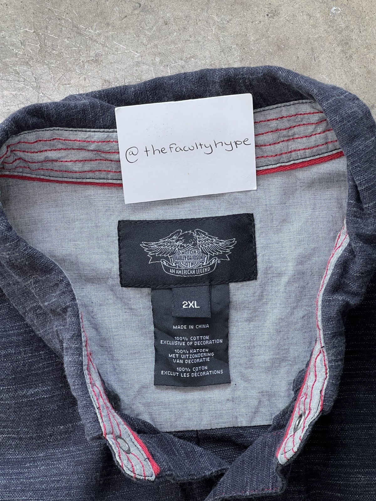 Harley Davidson × Vintage Vintage Harley Davidson Double Pocket Button Up 2XL Size US XXL / EU 58 / 5 - 3 Thumbnail