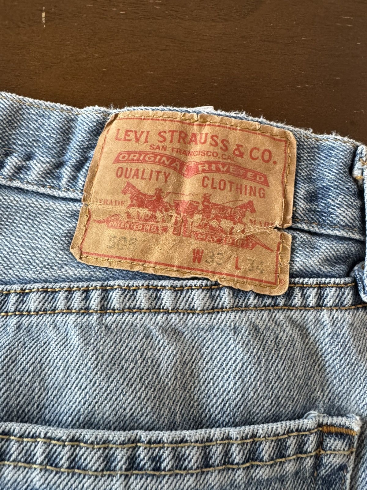 Levi's × Levi's Made & Crafted × Levi's Vintage Clothing Levi’s 505 jeans washed/faded vintage Size US 32 / EU 48 - 4 Thumbnail
