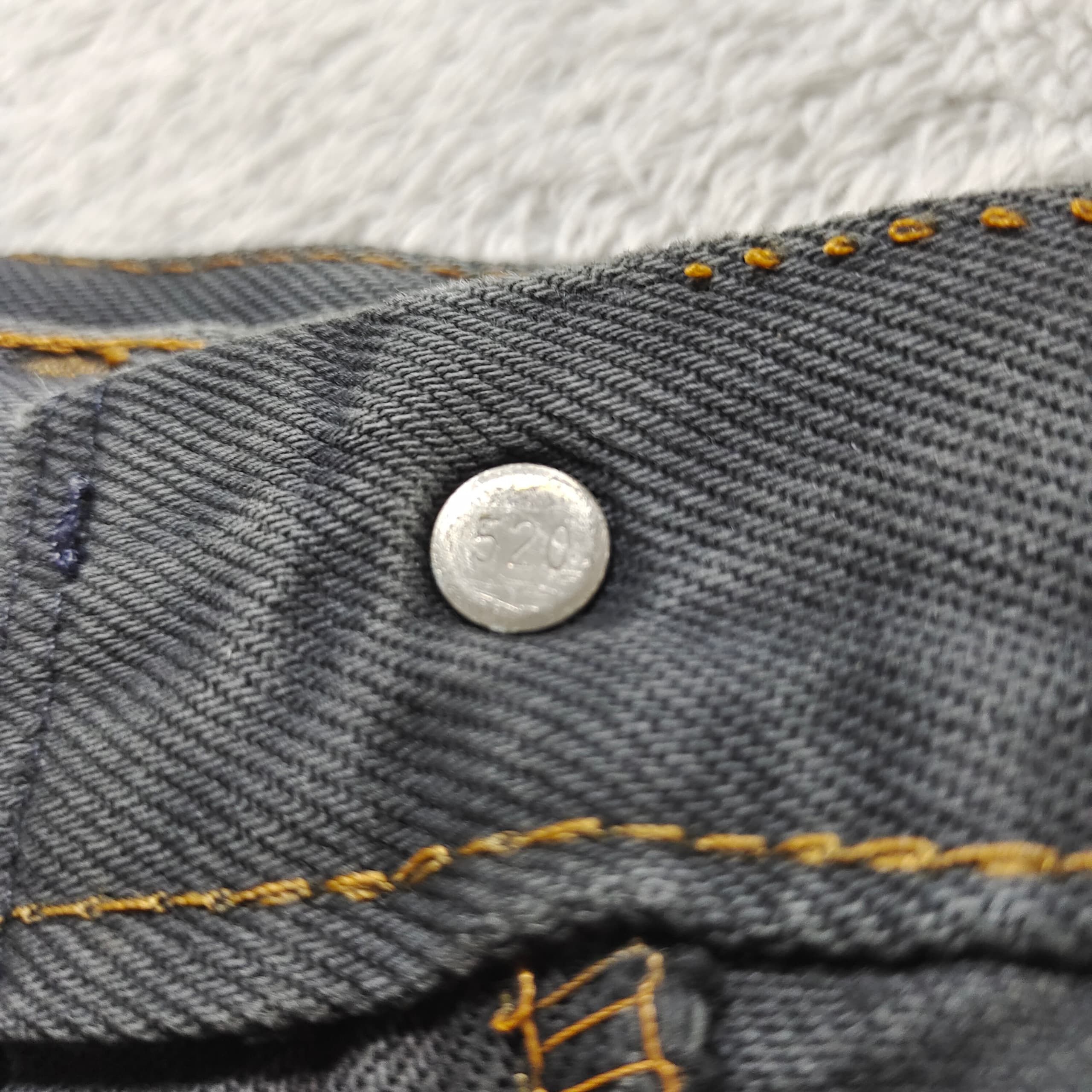 Levi's Vintage 90s Levi’s 501 Overdyed Black Patched Knees Charcoal Size US 30 / EU 46 - 16 Thumbnail
