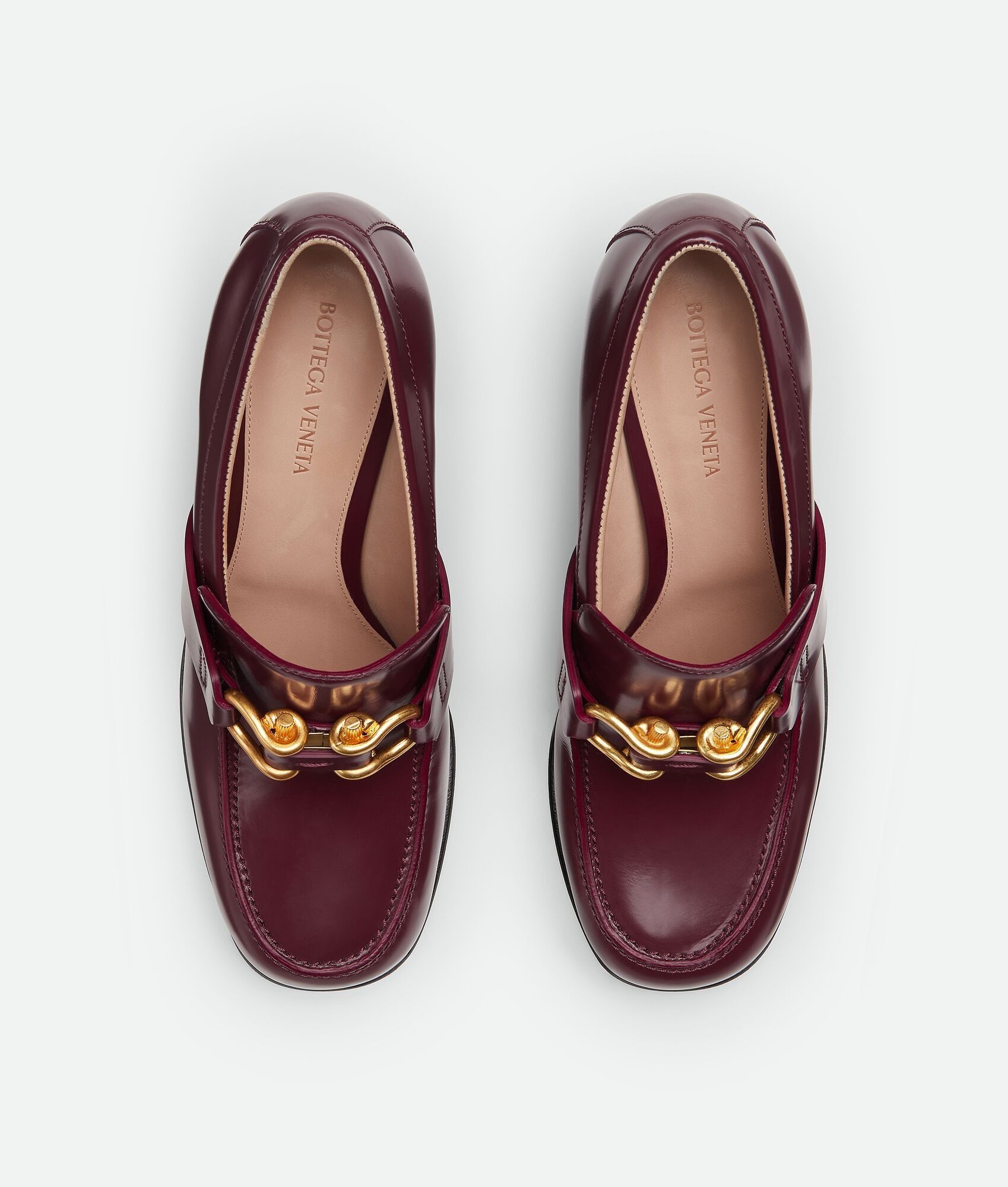 Bottega Veneta o1bcso1str0225 Monsieur Pumps in Burgundy Size US 11 / IT 41 - 4 Thumbnail