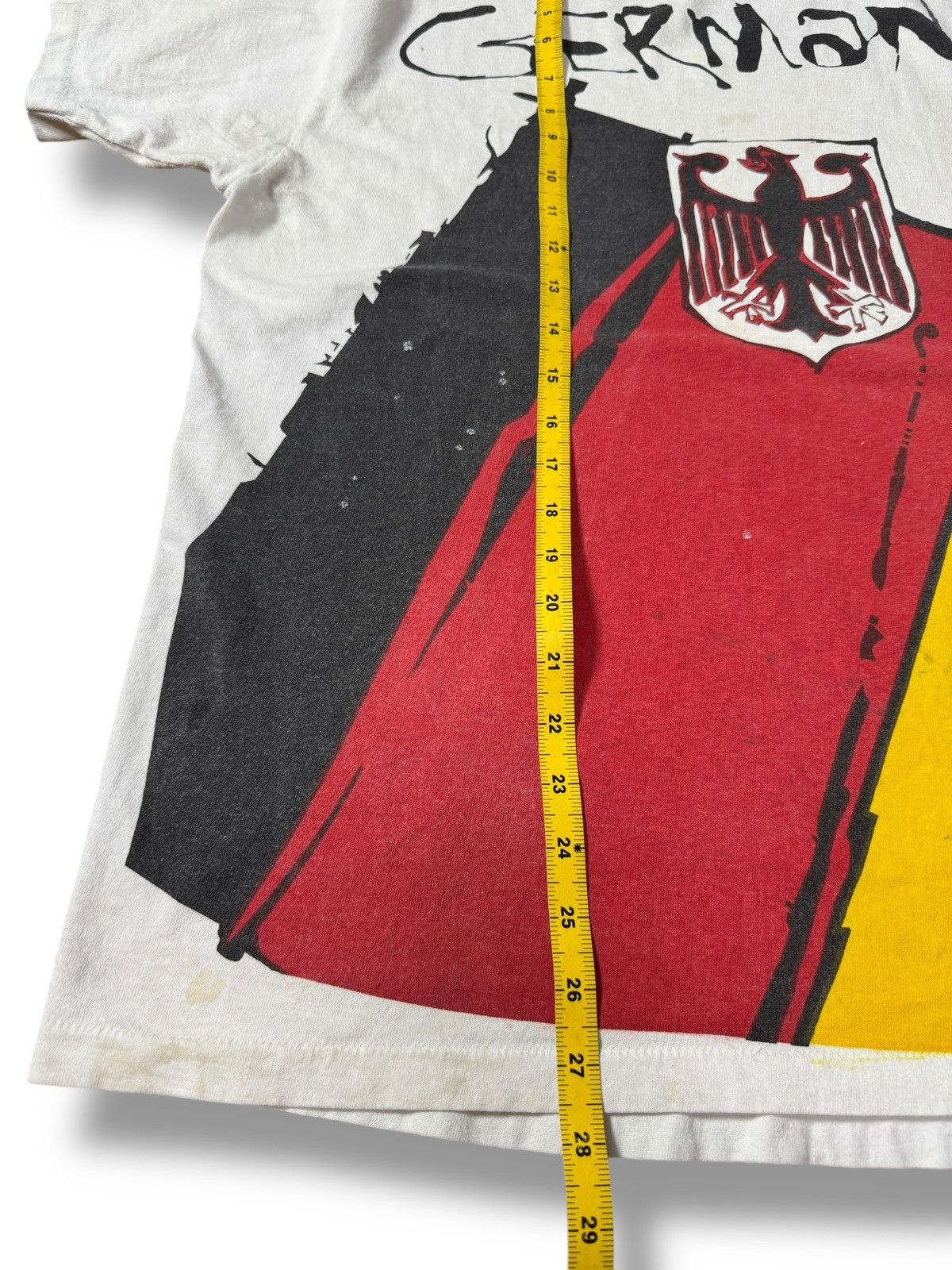 Adidas × Vintage *RARE* 1994 90s VINTAGE GERMANY WORLD CUP FOOTBALL TEE Size US L / EU 52-54 / 3 - 9 Thumbnail